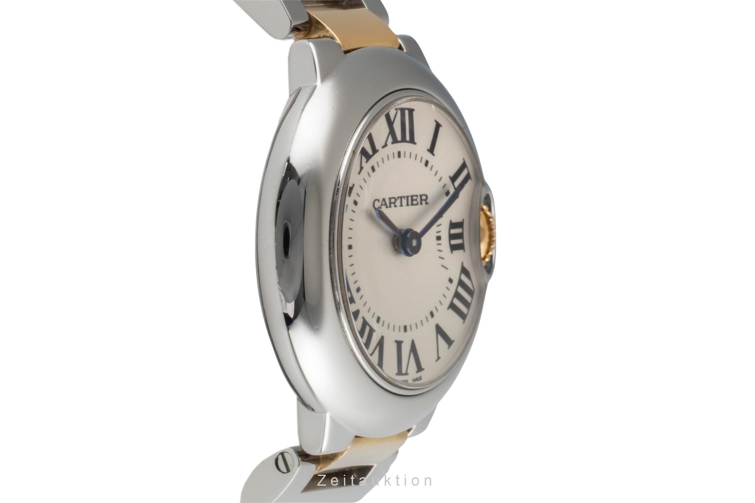 Cartier Ballon Bleu de Cartier steel / gold quartz women's watch W69007Z3  [2600640]