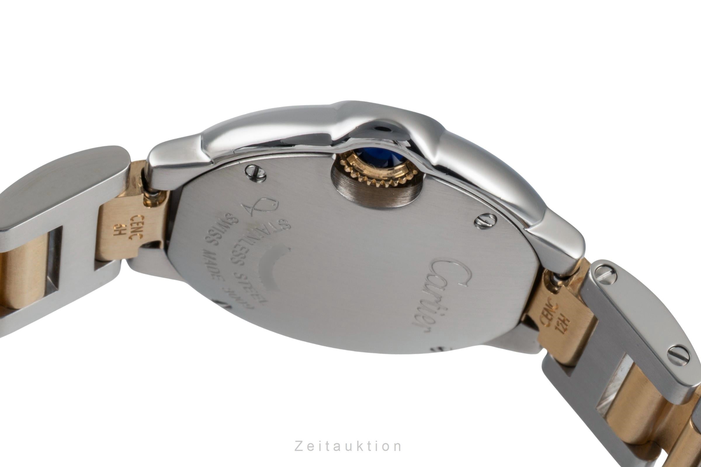 Cartier Ballon Bleu de Cartier steel / gold quartz women's watch W69007Z3  [2600640]