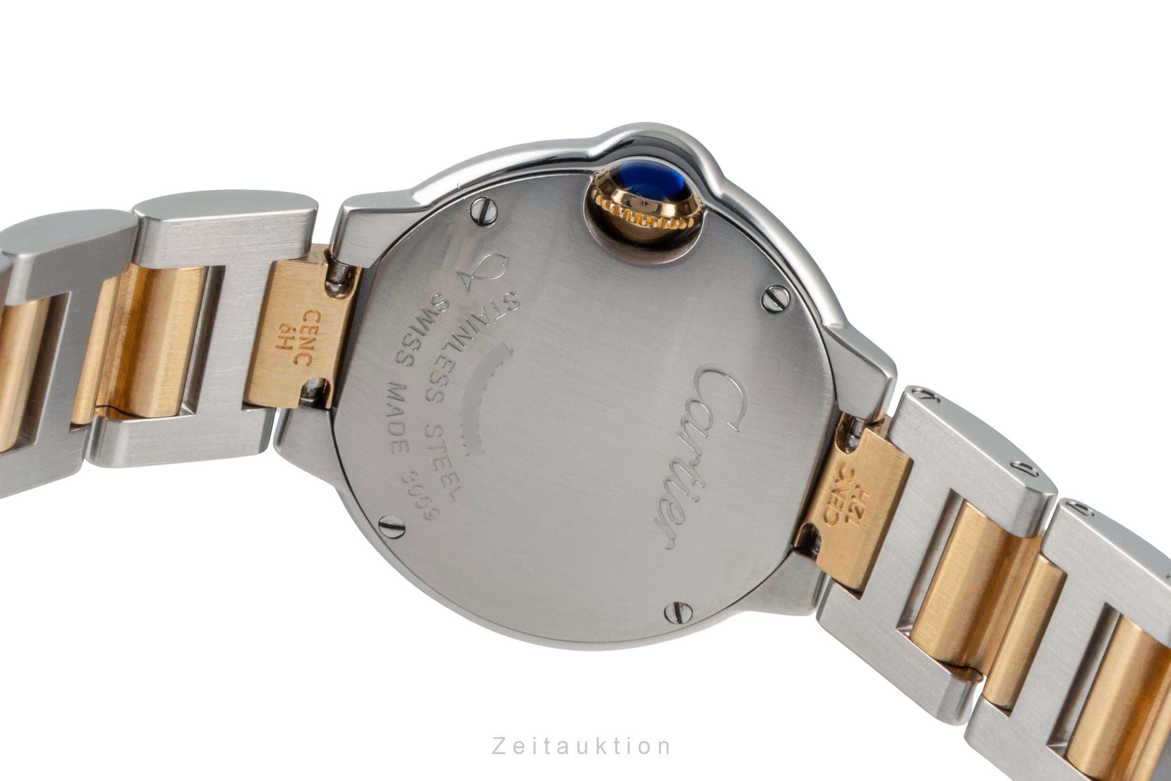 Cartier Ballon Bleu de Cartier steel / gold quartz women's watch W69007Z3  [2600640]