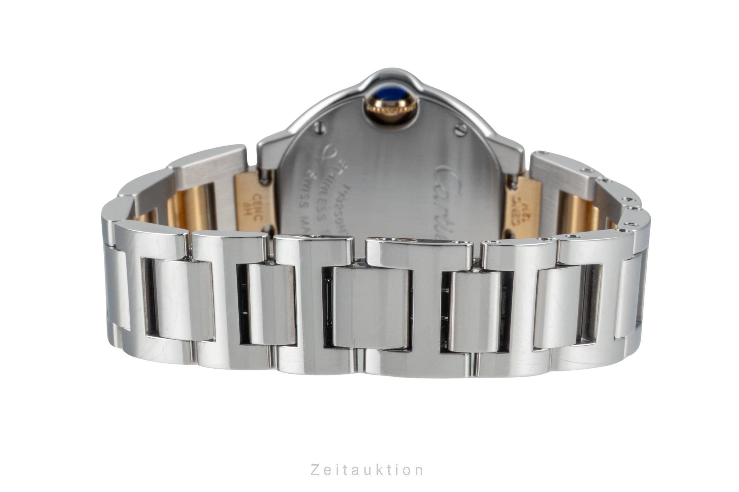 Cartier Ballon Bleu de Cartier steel / gold quartz women's watch W69007Z3  [2600640]