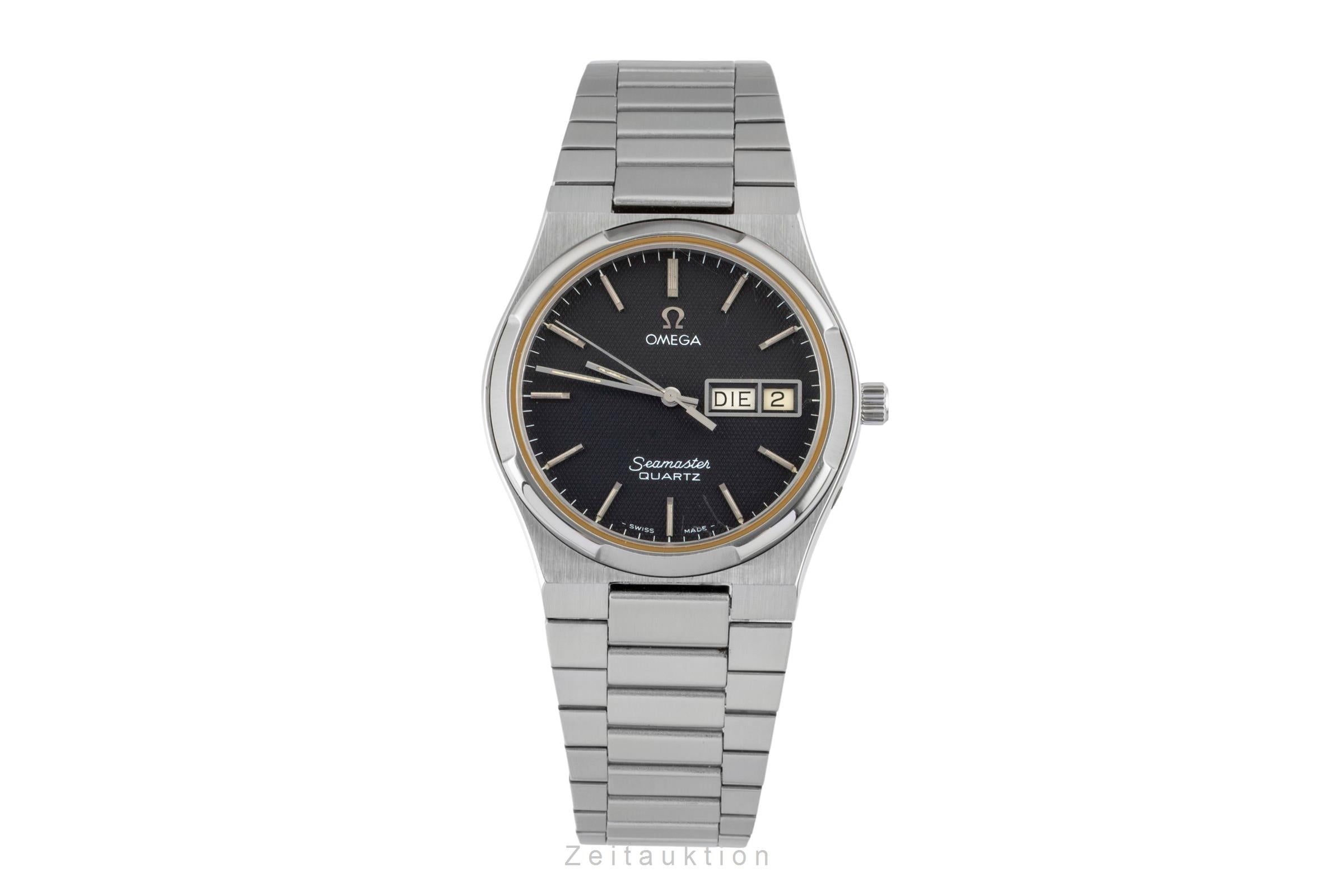 Omega Seamaster steel quartz men's watch 196.0131  396.0871 Vintage  [2600641]