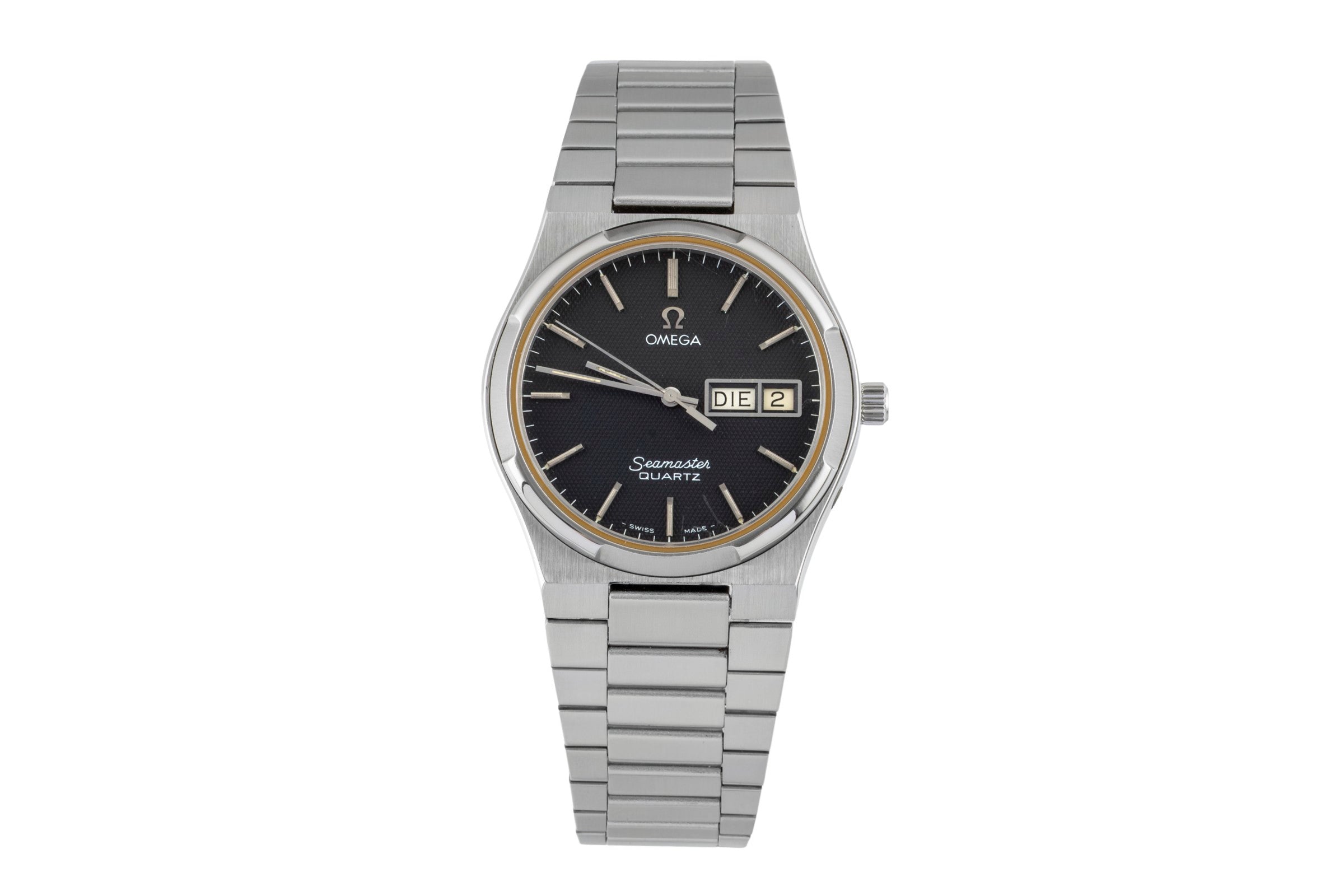 Omega Seamaster steel quartz men's watch 196.0131  396.0871 Vintage  [2600641]