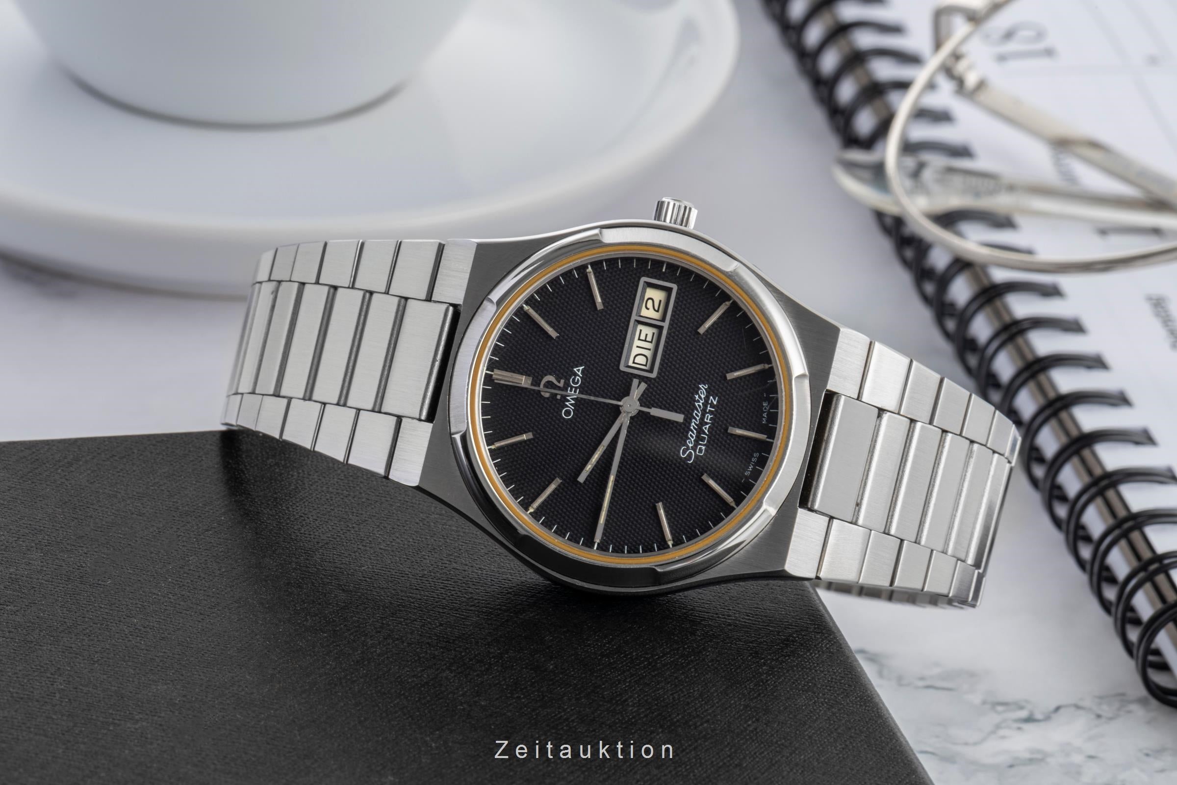 Omega Seamaster steel quartz men's watch 196.0131  396.0871 Vintage  [2600641]