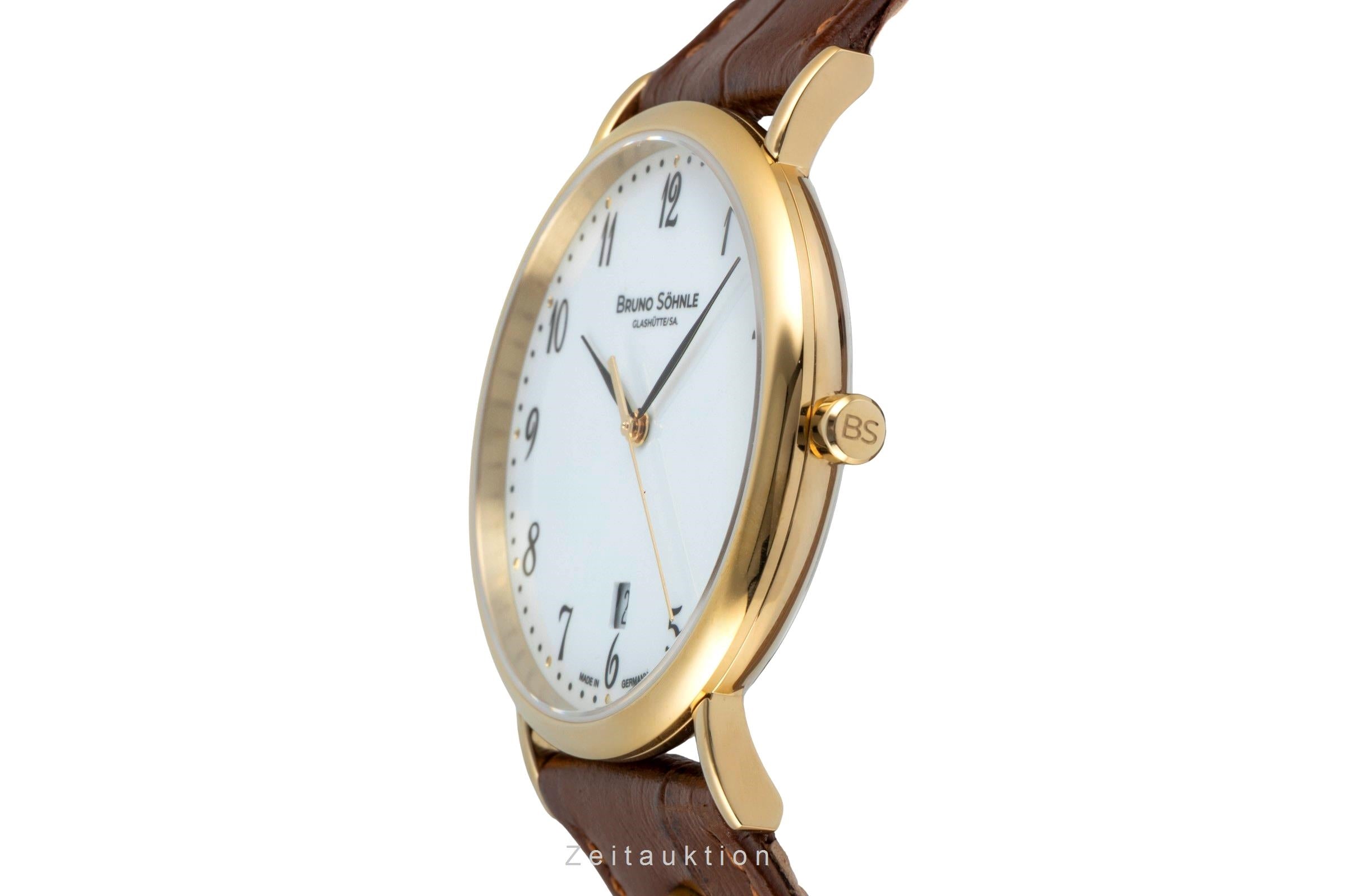 Bruno Söhnle Glashütte Nabucco Stahl / vergoldet Quarz Ref.17-33085-921 B&P [2600643]