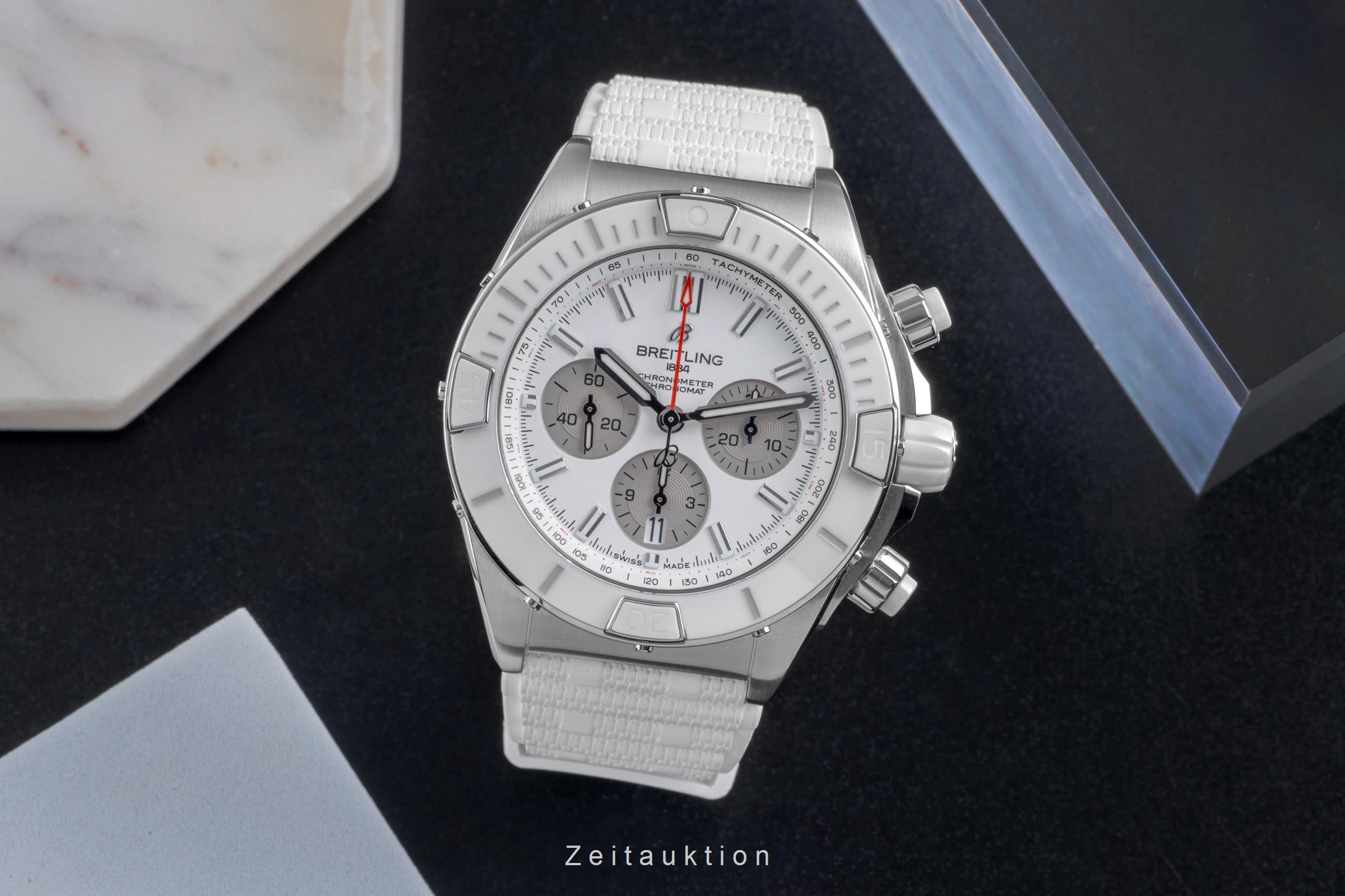 Breitling Chronomat chronograph steel automatic men's watch AB0136A71A1S1 LP: 10000EUR  [2600644]