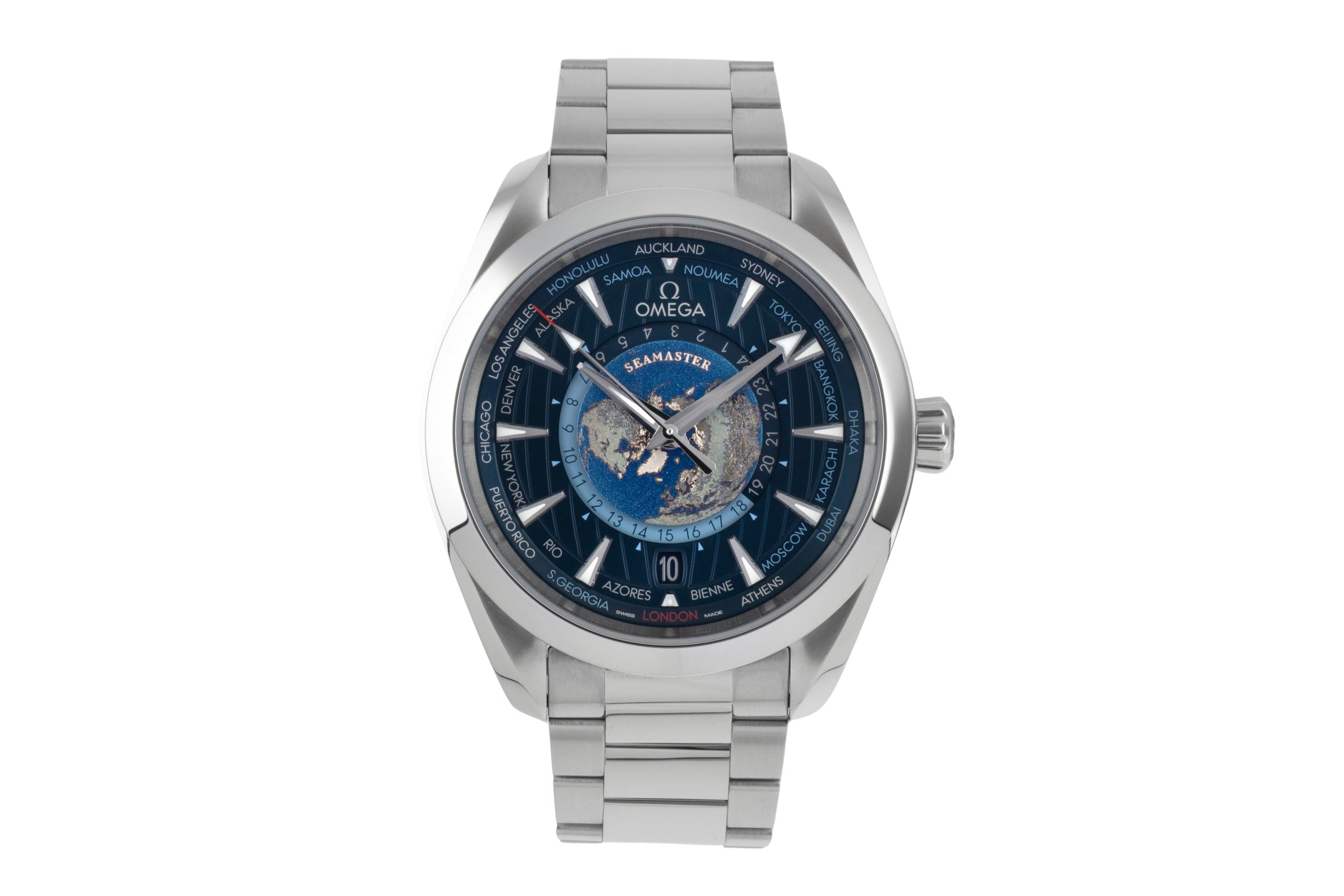 Omega Seamaster steel automatic men's watch 220.10.43.22.03.001 LP: 10800EUR  [2600645]