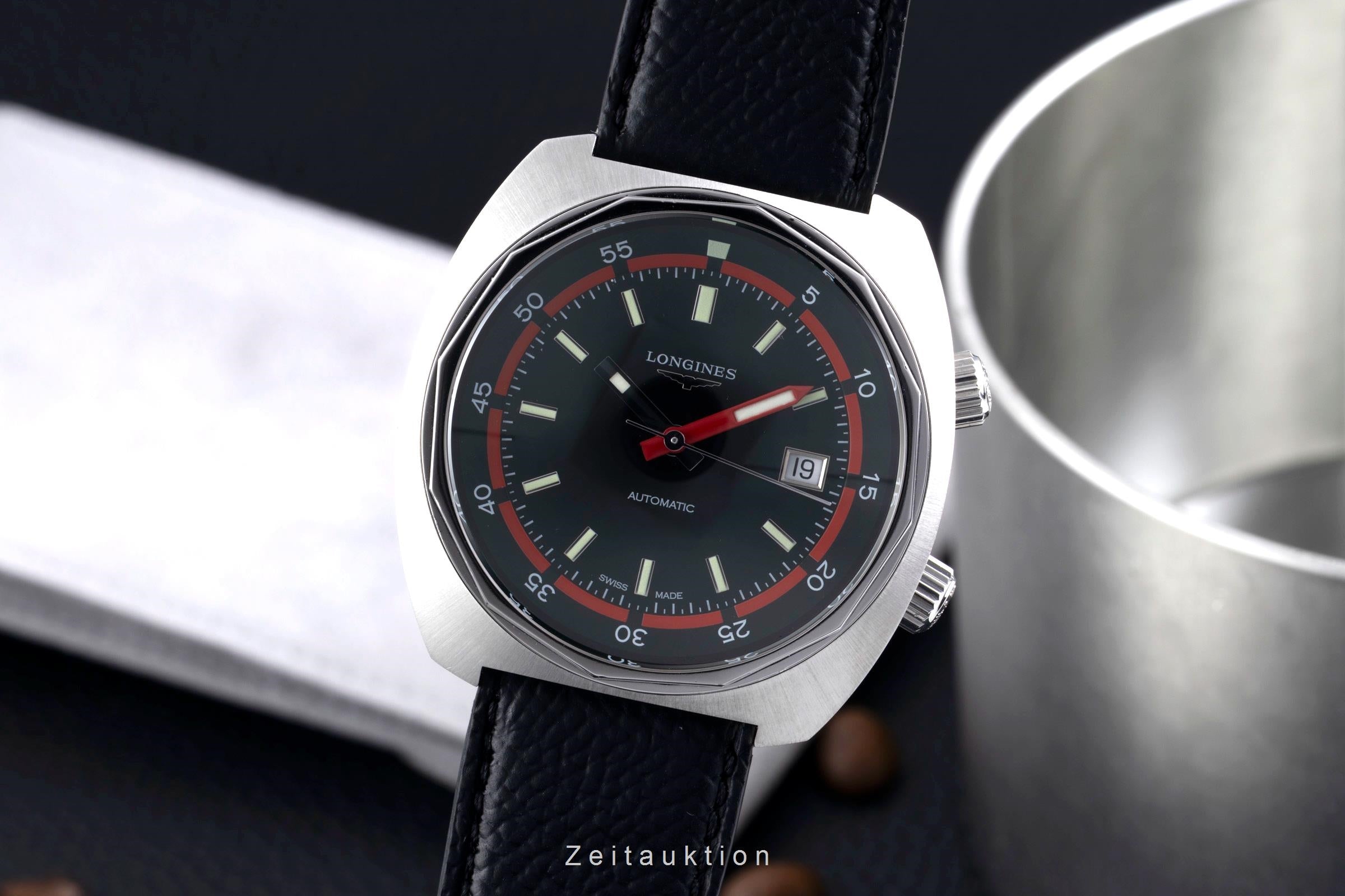 Longines Heritage Diver Automatik Datum Stahl Herrenuhr Ref. L2.795.4 VP: 2750 € [2600649]