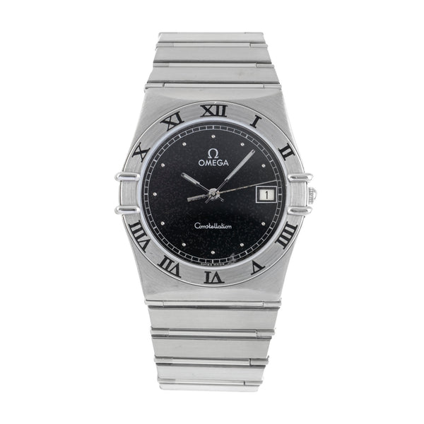Omega Constellation acciaio quarzo orologio da uomo 396.1070   396.1080 Vintage  [2600653]