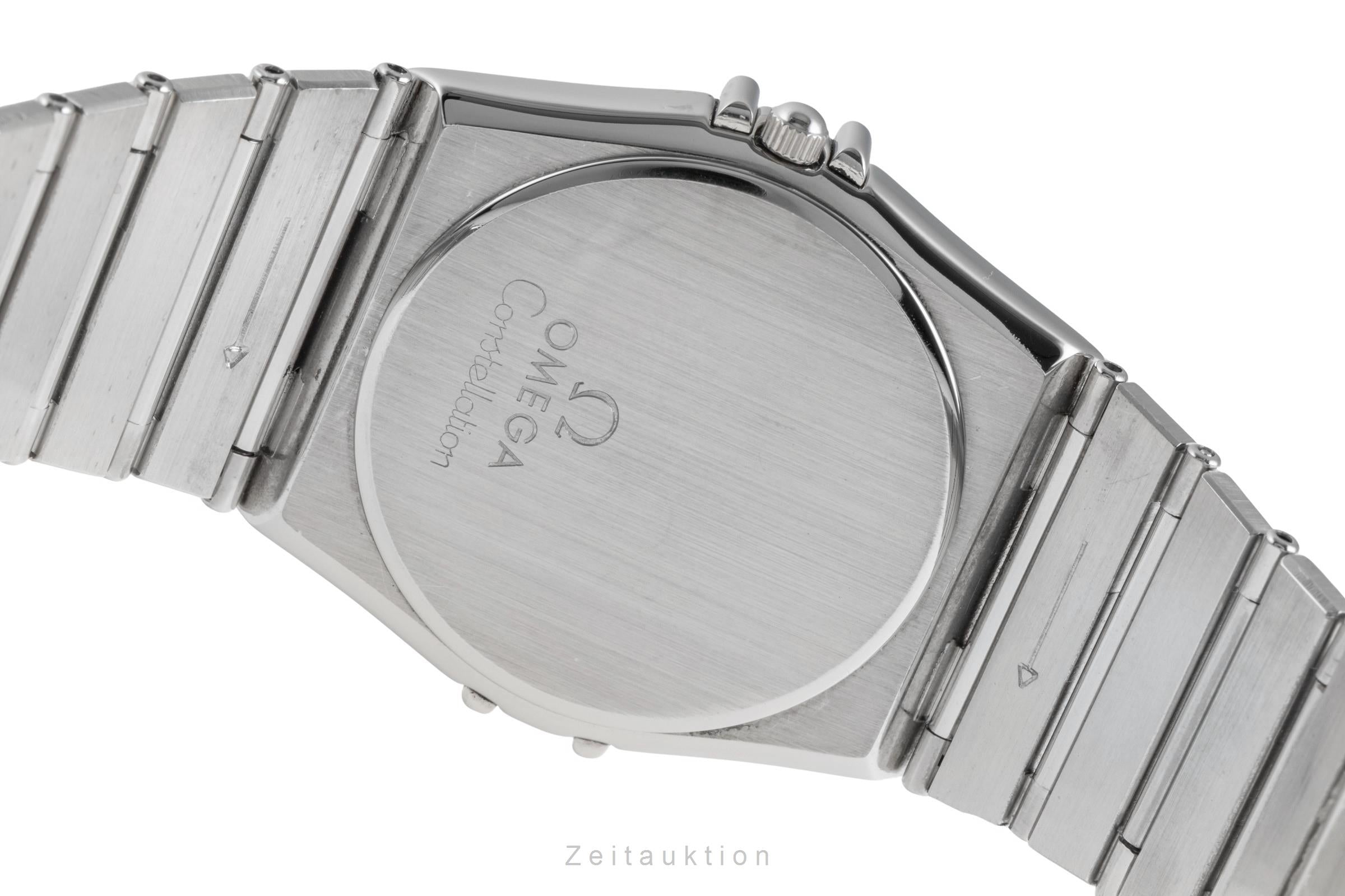 Omega Constellation acciaio quarzo orologio da uomo 396.1070   396.1080 Vintage  [2600653]