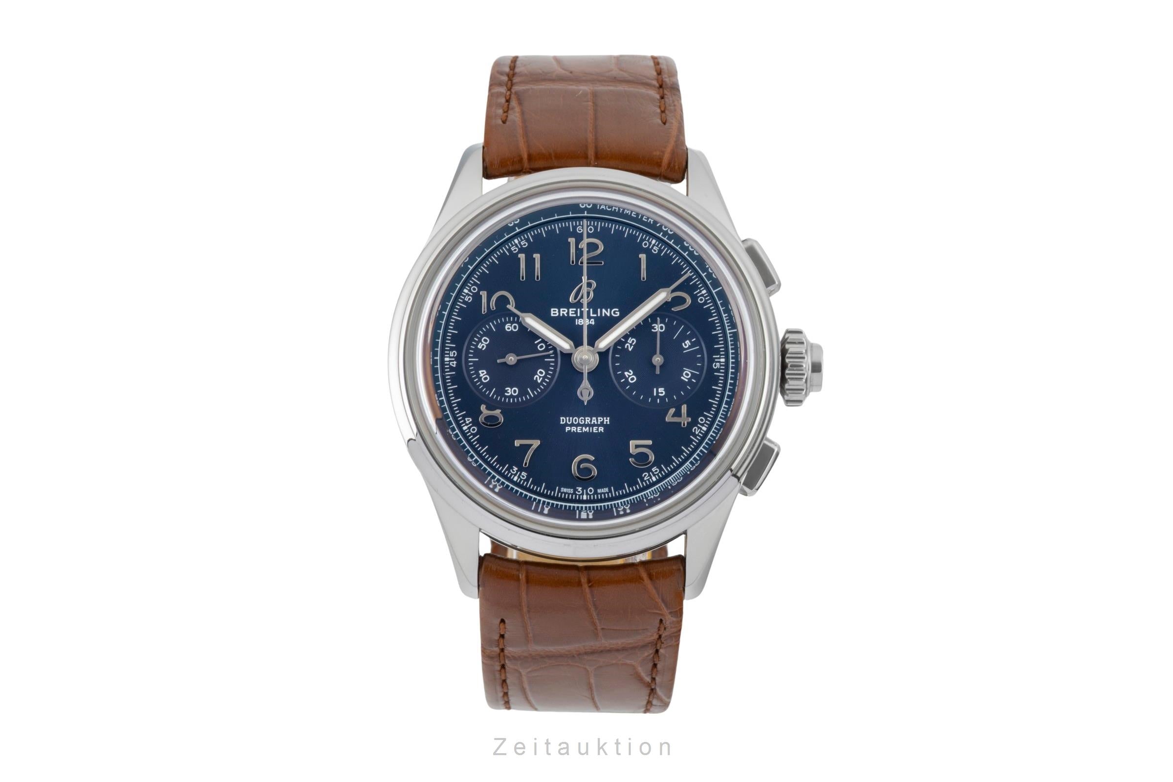 Breitling Premier cronógrafo acero cuerda manual reloj para caballeros AB1510171C1P1  [2600658]