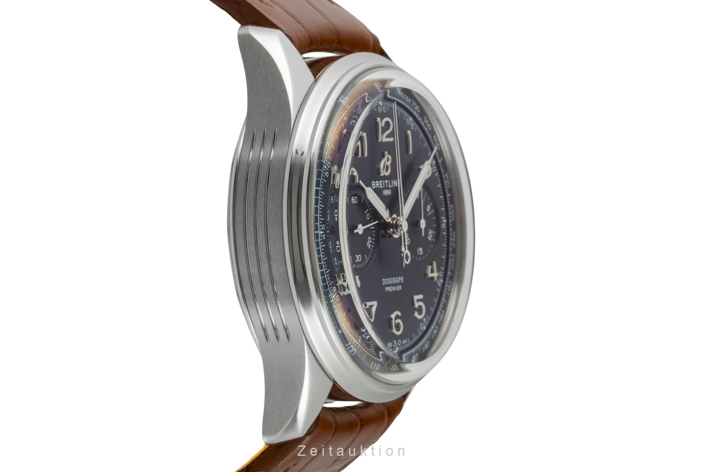 Breitling Premier cronógrafo acero cuerda manual reloj para caballeros AB1510171C1P1  [2600658]