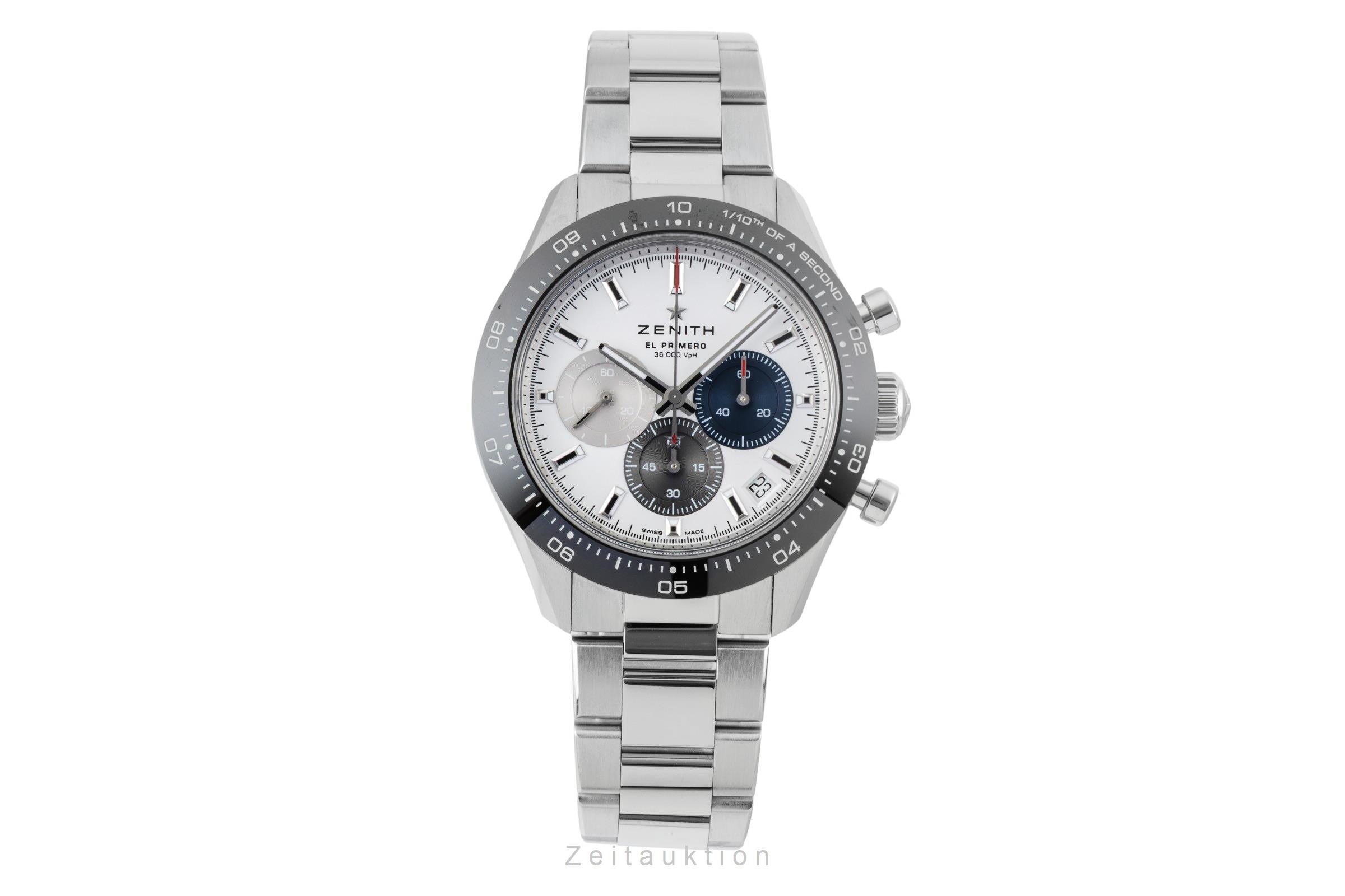 Zenith Chronomaster chronograph steel automatic men's watch 03.3100.3600/69.M3100 LP: 12200EUR  [2600659]