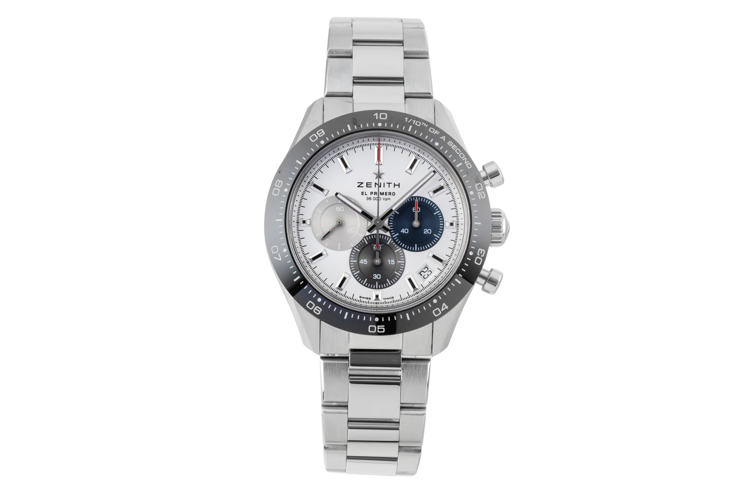 Zenith Chronomaster chronograph steel automatic men's watch 03.3100.3600/69.M3100 LP: 12200EUR  [2600659]