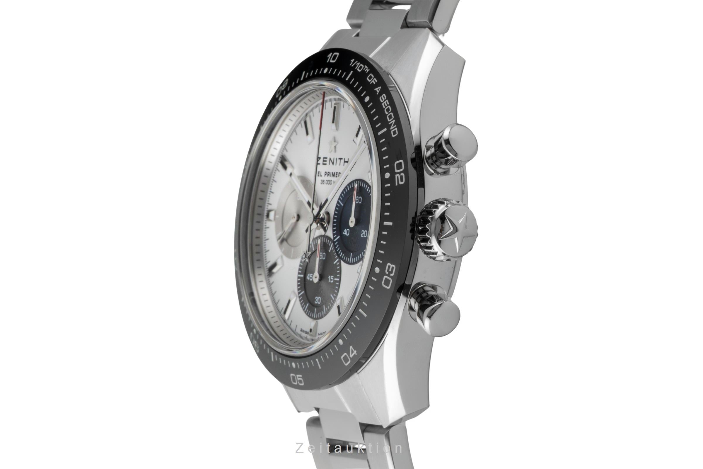 Zenith Chronomaster chronograph steel automatic men's watch 03.3100.3600/69.M3100 LP: 12200EUR  [2600659]