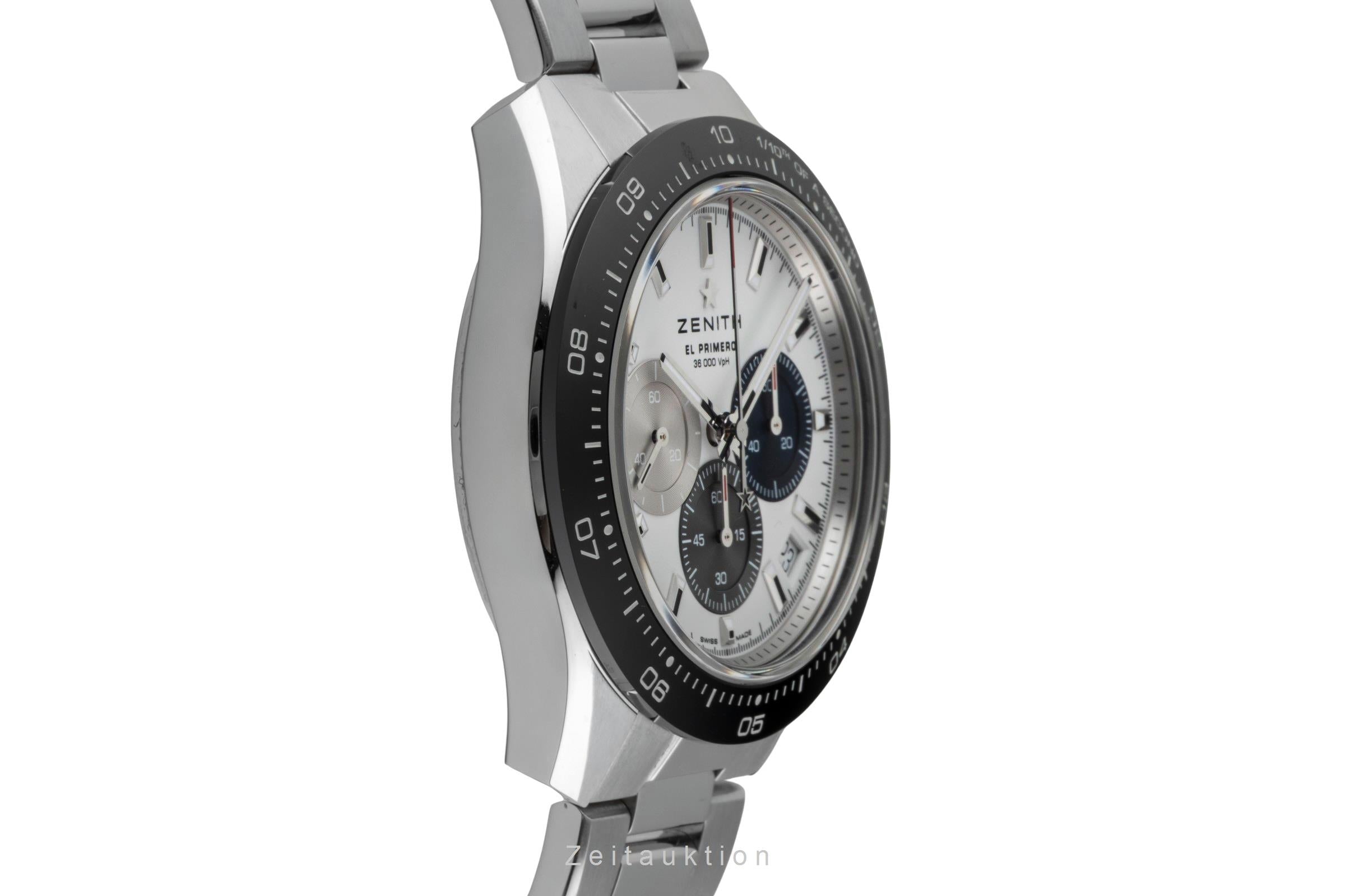 Zenith Chronomaster chronograph steel automatic men's watch 03.3100.3600/69.M3100 LP: 12200EUR  [2600659]