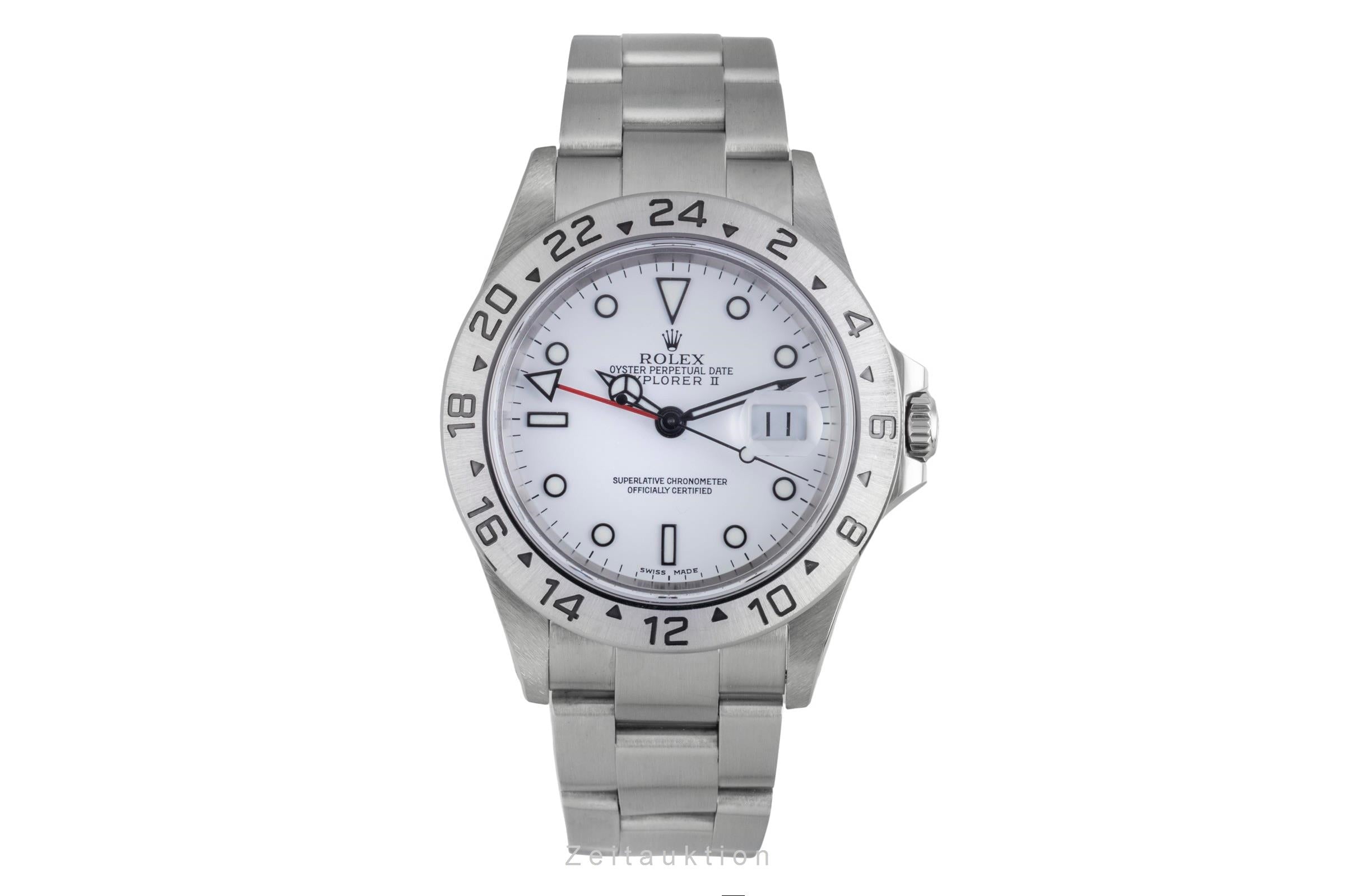 Rolex Explorer II steel automatic men's watch 16570  [2600660]