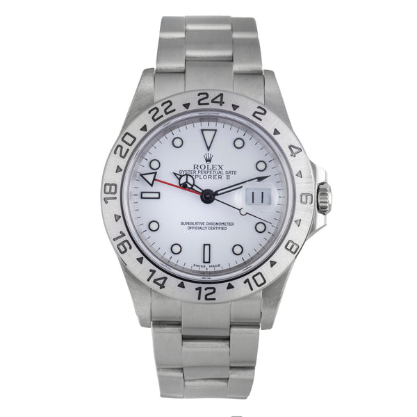 Rolex Explorer II steel automatic men's watch 16570  [2600660]