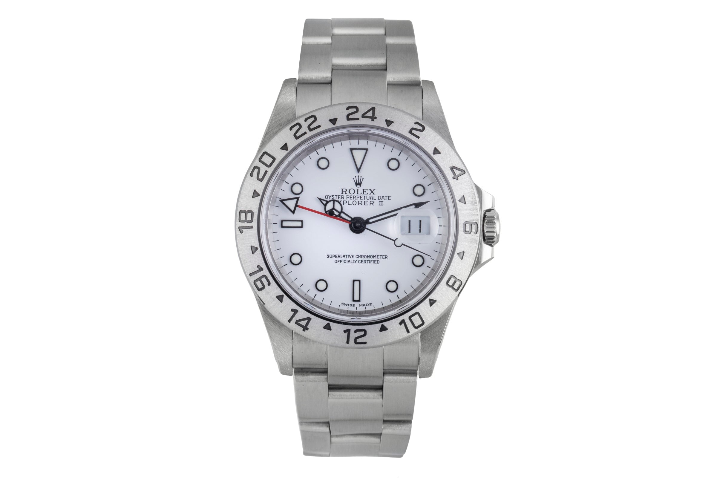 Rolex Explorer II steel automatic men's watch 16570  [2600660]