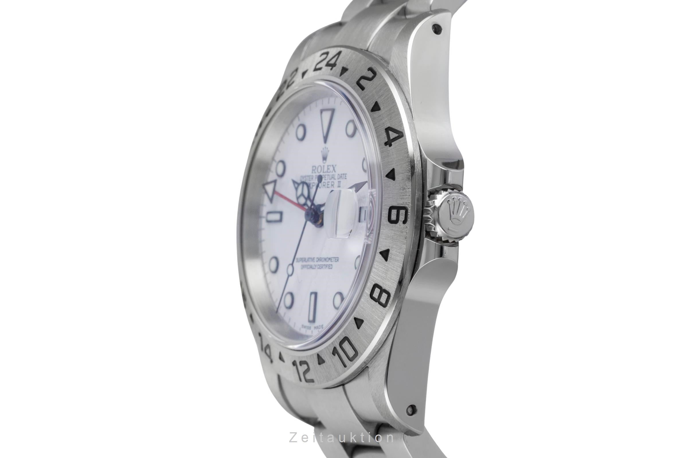 Rolex Explorer II steel automatic men's watch 16570  [2600660]