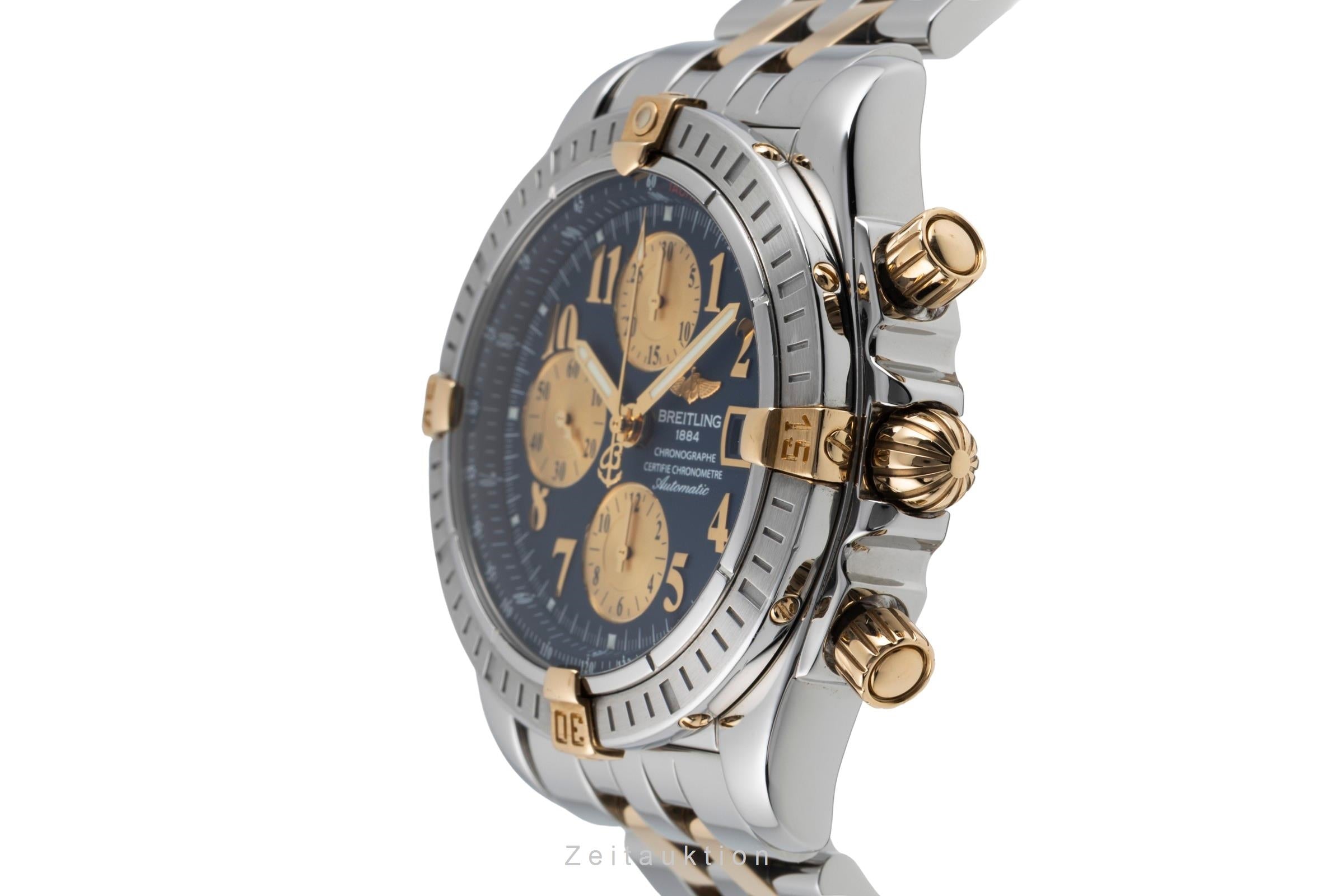 Breitling Chronomat chronograph steel / gold automatic men's watch B13356  [2600663]