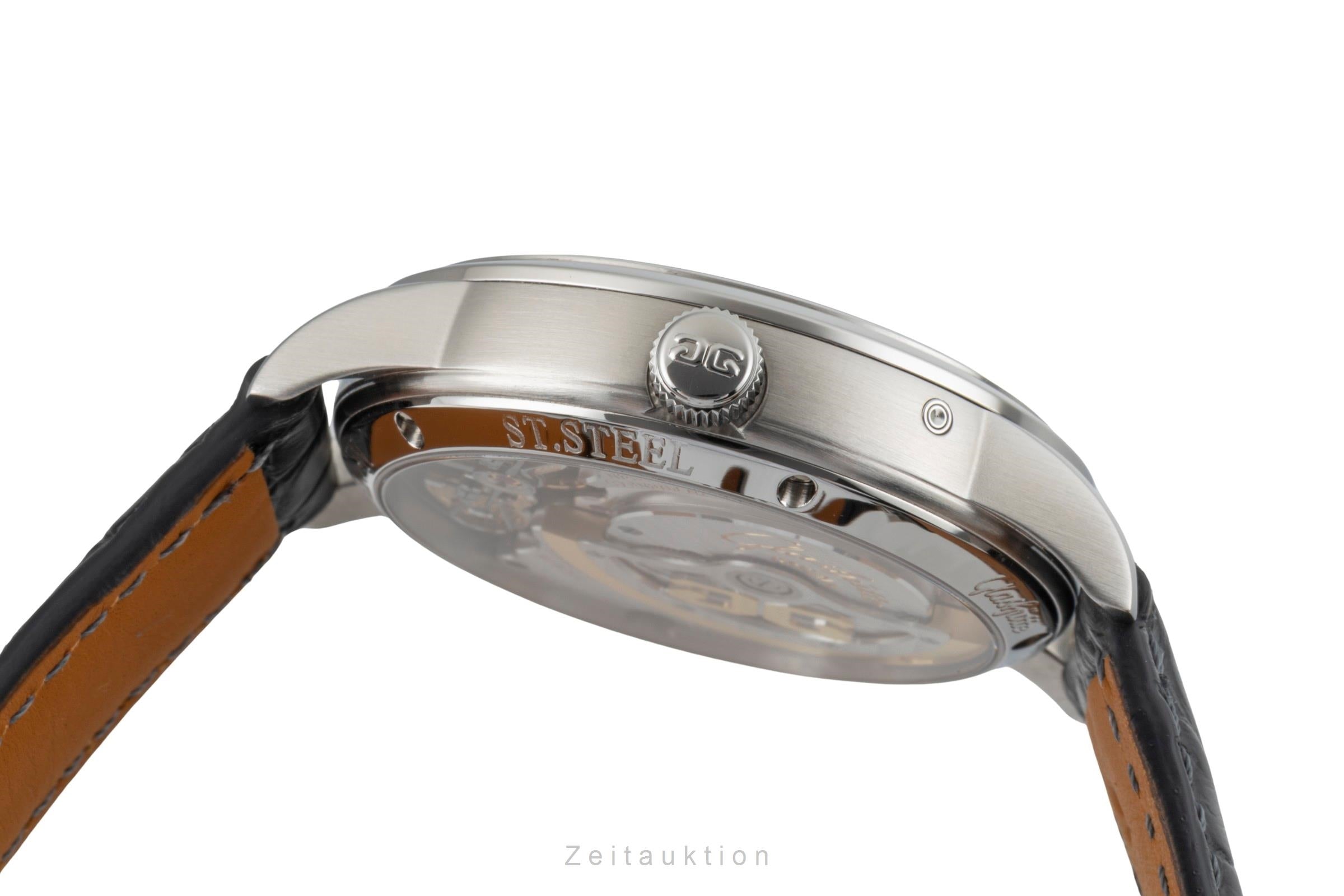 Glashütte PanoMaticLunar steel automatic men's watch 1-90-02-02-02-04  [2600664]