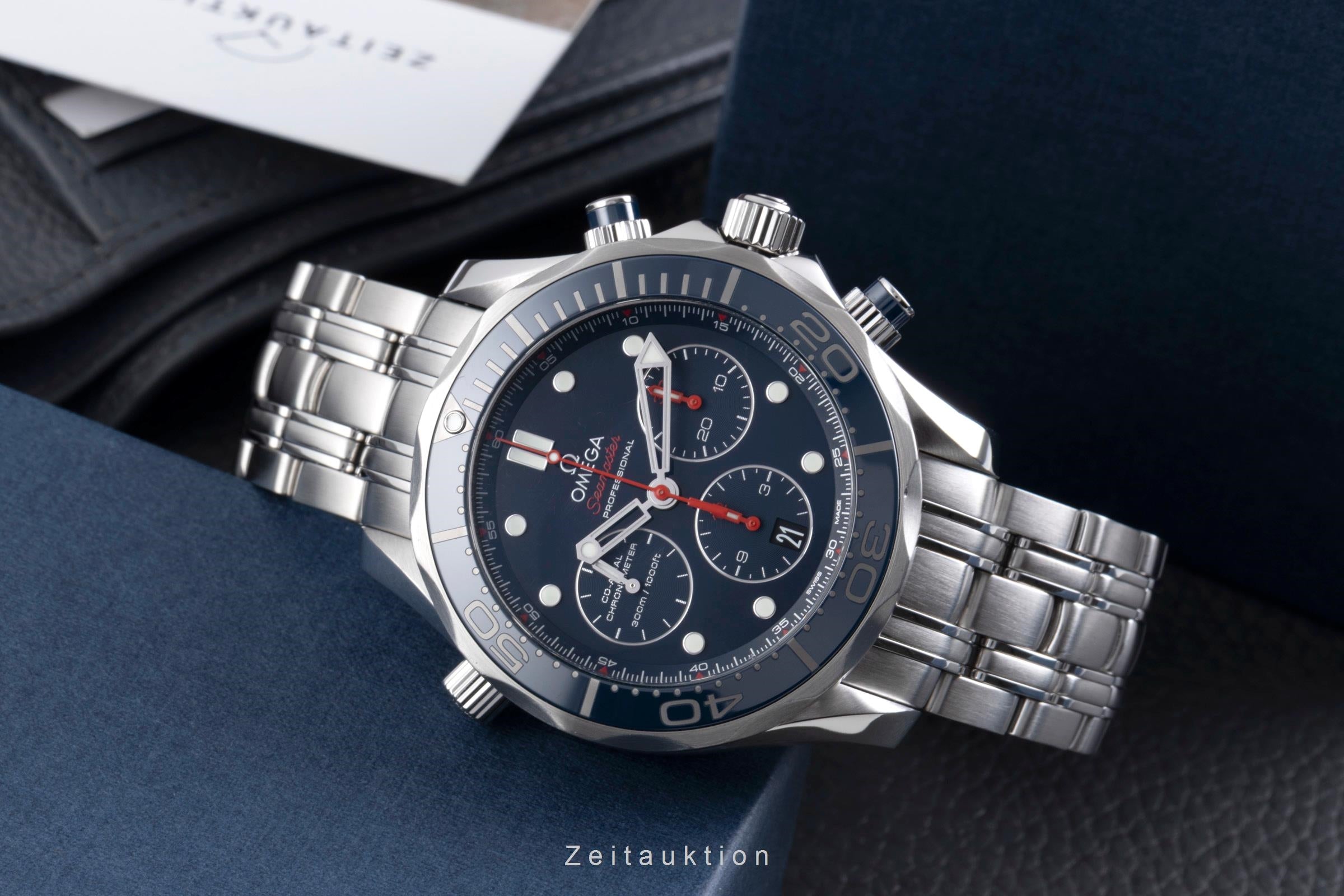 Omega Seamaster Diver 300M Chronograph 44MM Ref. 212.30.44.50.03.001 B&P 2017 [2600665]