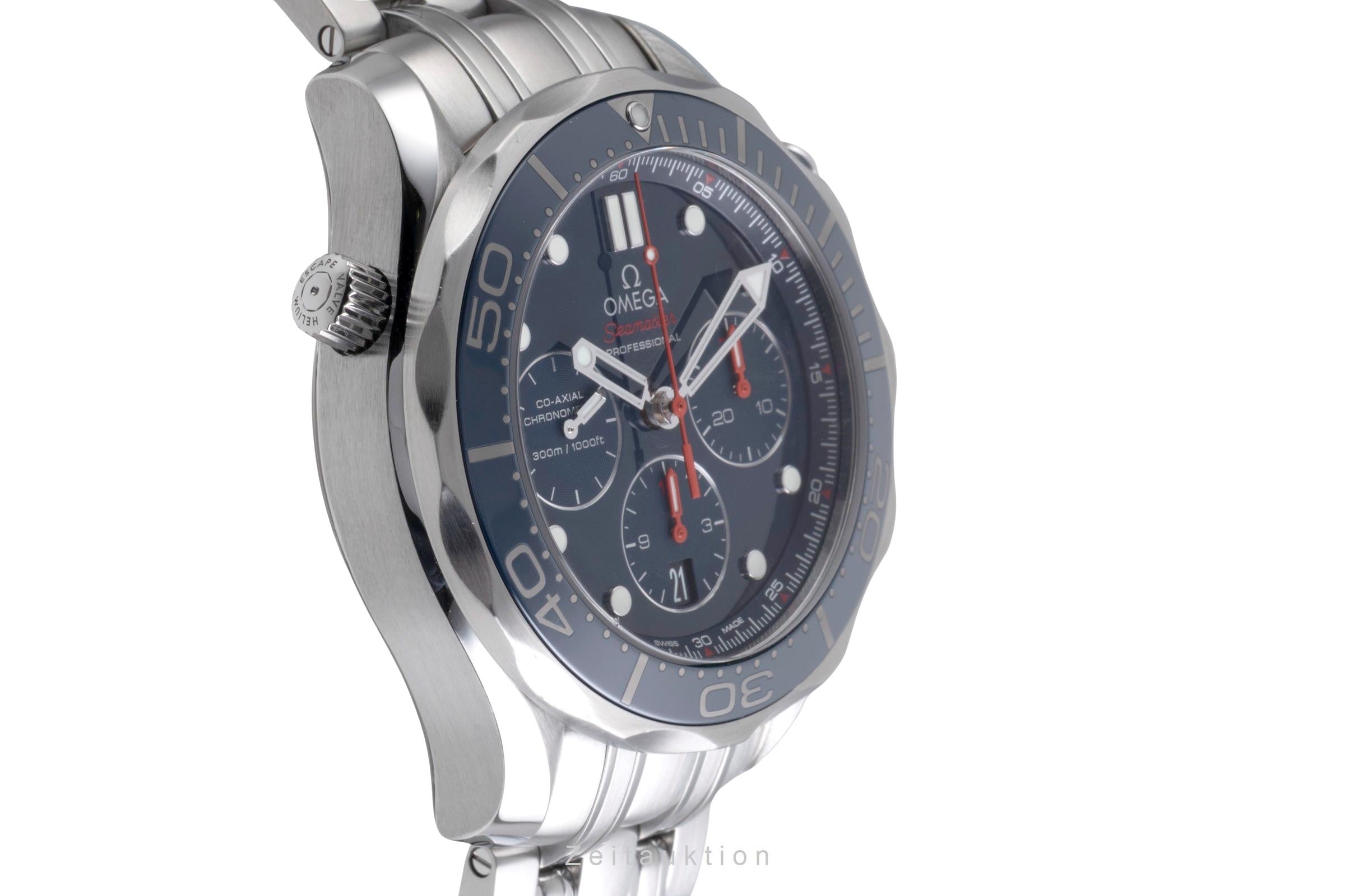 Omega Seamaster Diver 300M Chronograph 44MM Ref. 212.30.44.50.03.001 B&P 2017 [2600665]