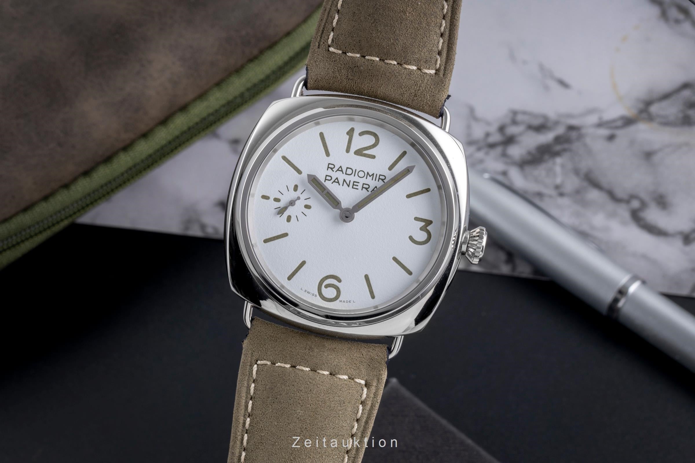 Panerai Radiomir steel manual winding men's watch PAM01384 LP: 5500EUR  [2600666]