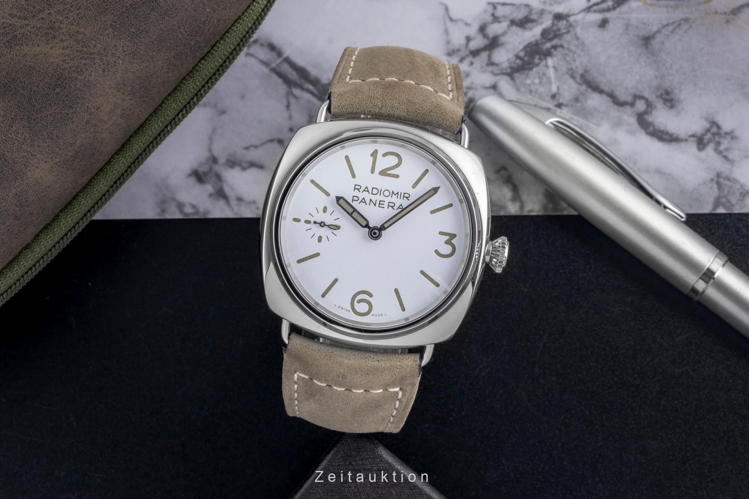 Panerai Radiomir steel manual winding men's watch PAM01384 LP: 5500EUR  [2600666]