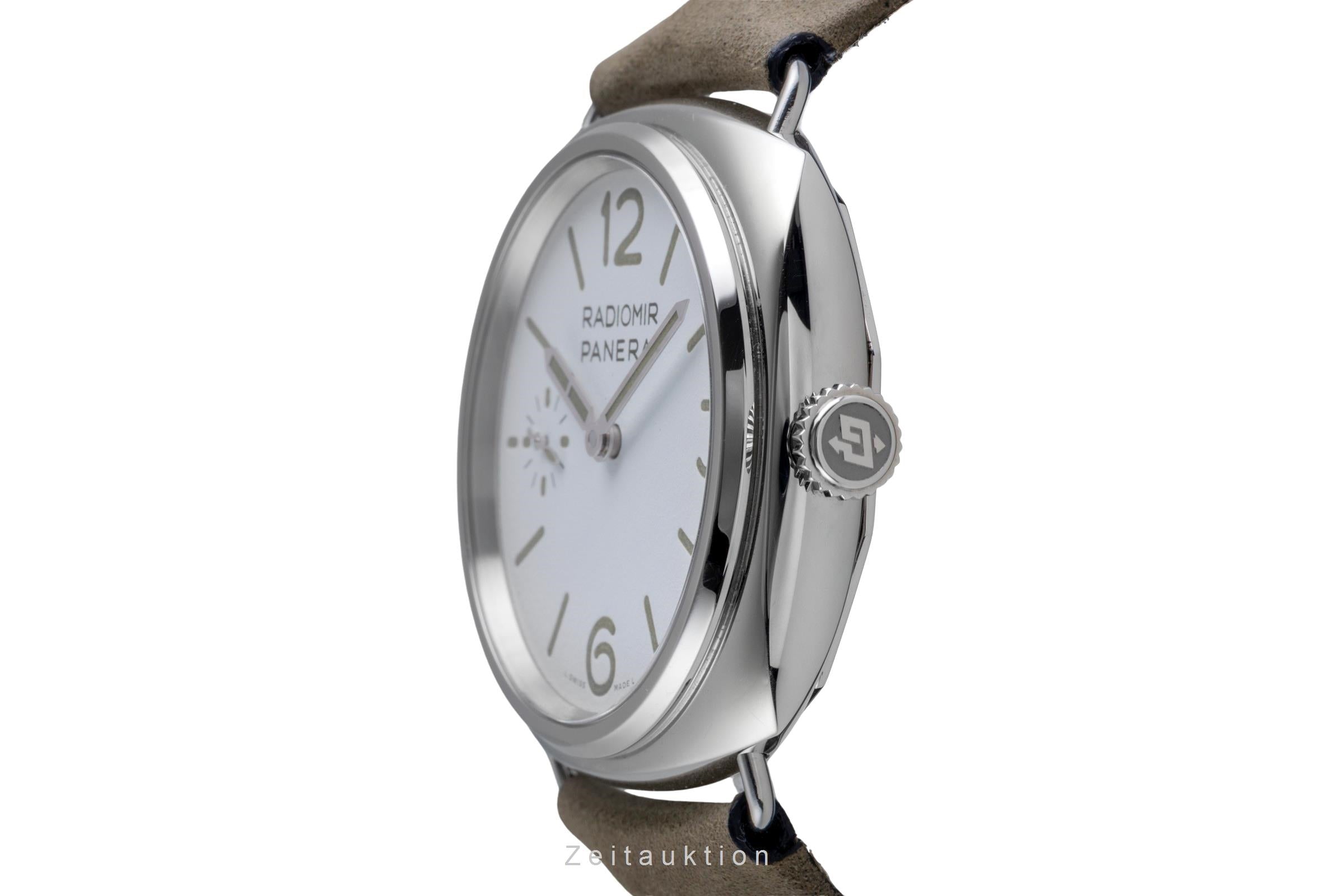 Panerai Radiomir steel manual winding men's watch PAM01384 LP: 5500EUR  [2600666]