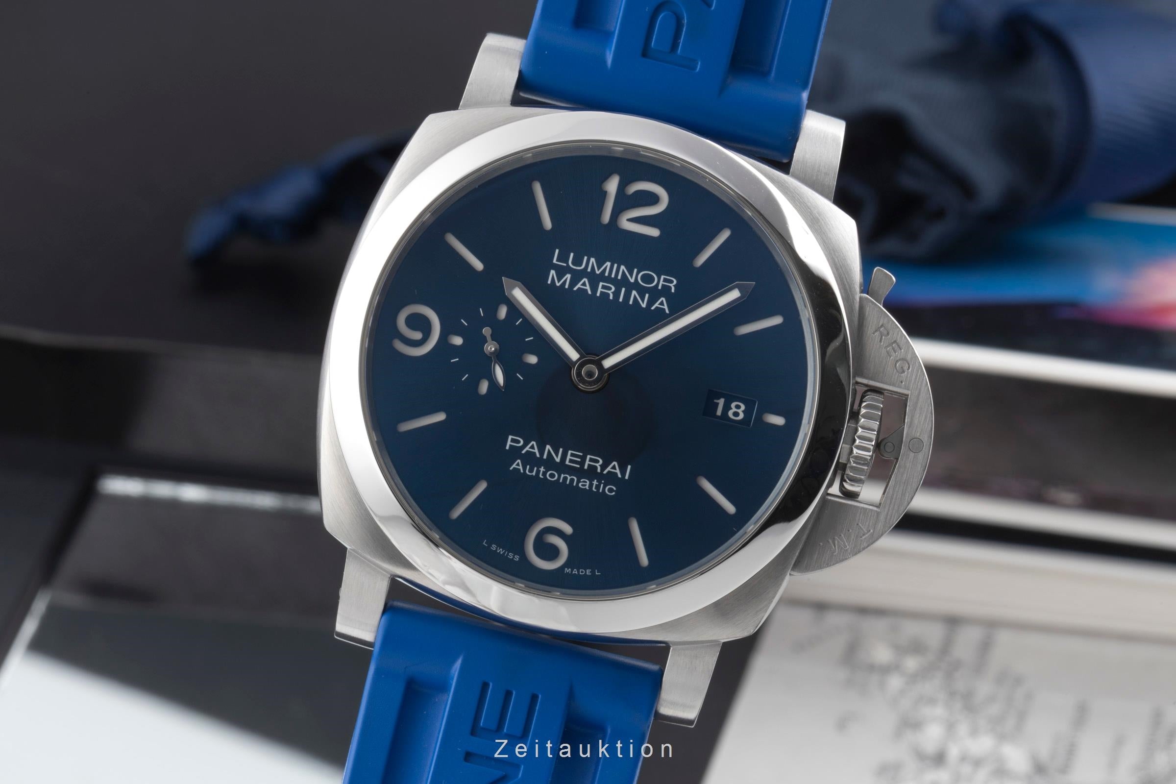 Panerai Luminor Marina steel automatic men's watch PAM01313 LP: 8900EUR  [2600667]