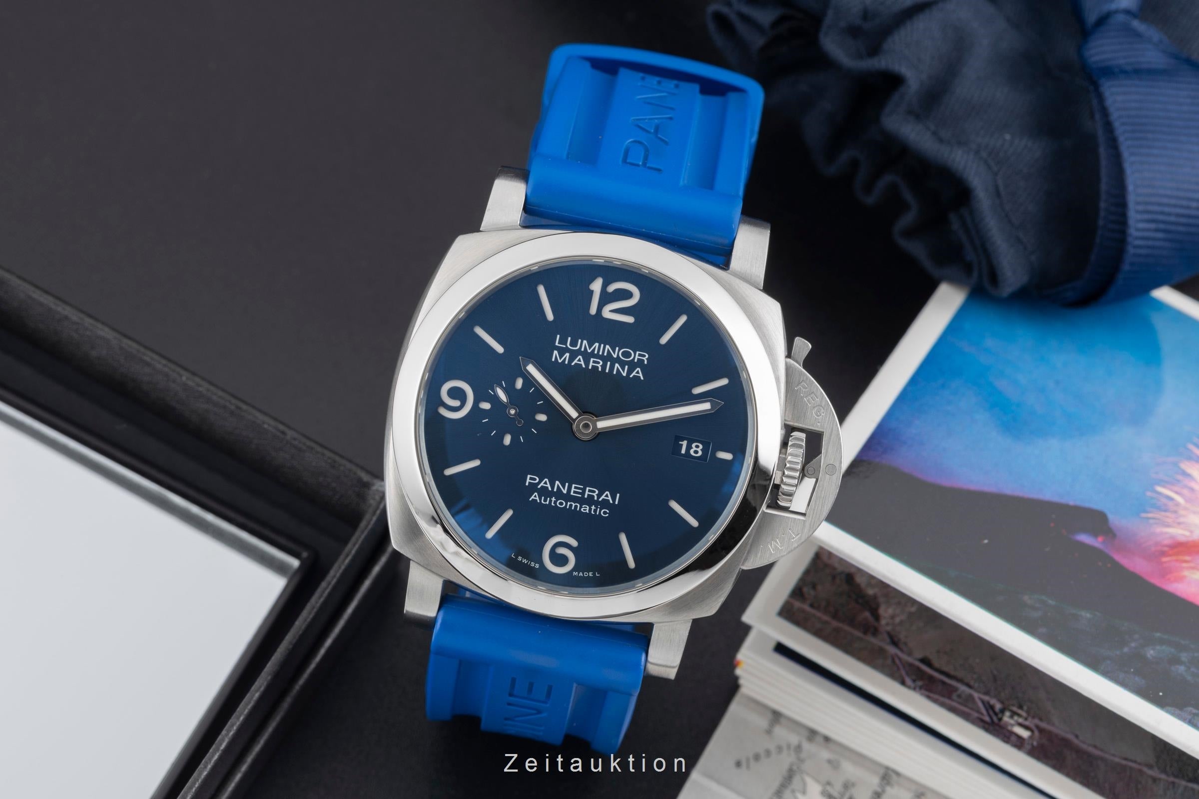 Panerai Luminor Marina steel automatic men's watch PAM01313 LP: 8900EUR  [2600667]