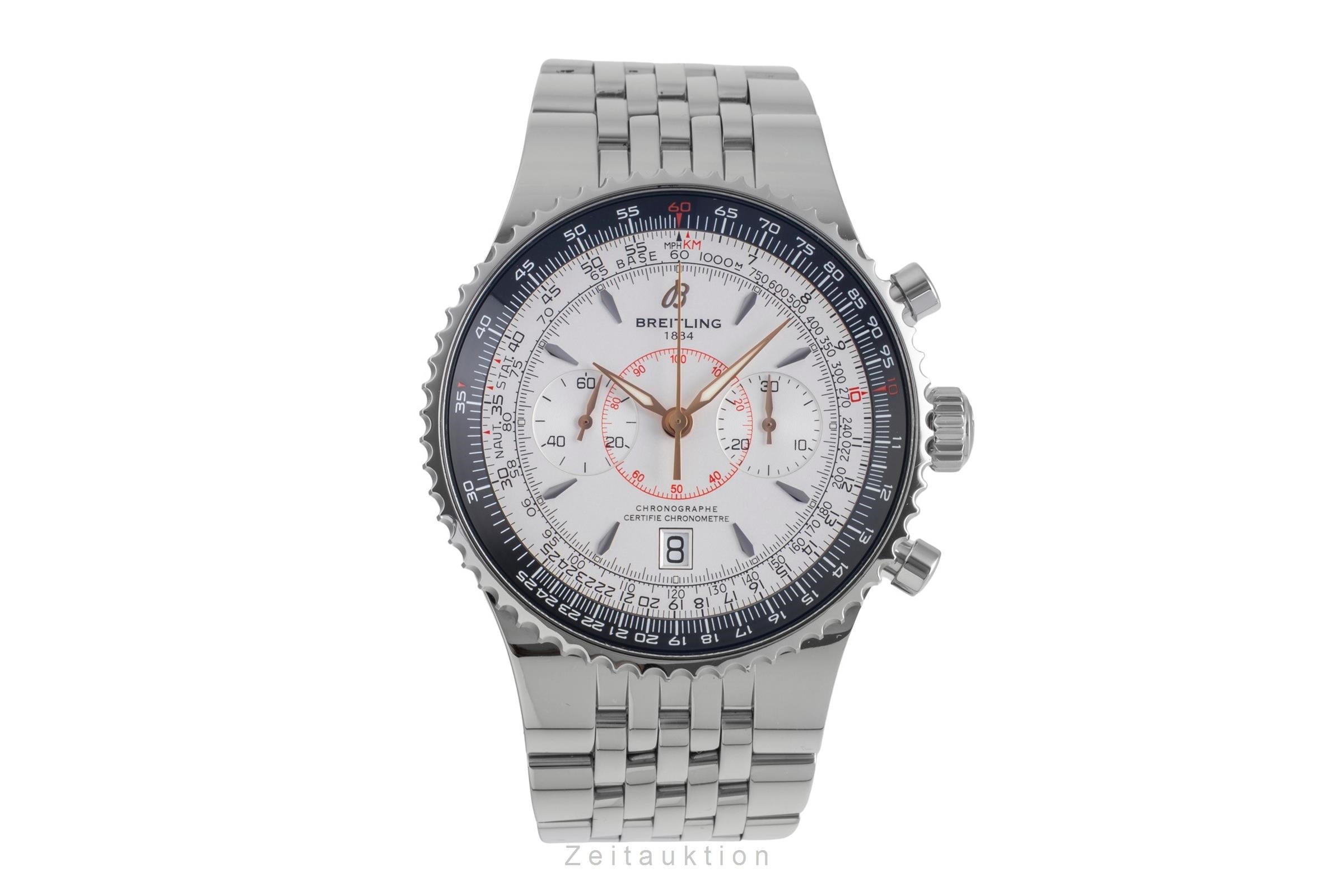 Breitling Montbrillant chronograph steel automatic men's watch A23340  [2600669]