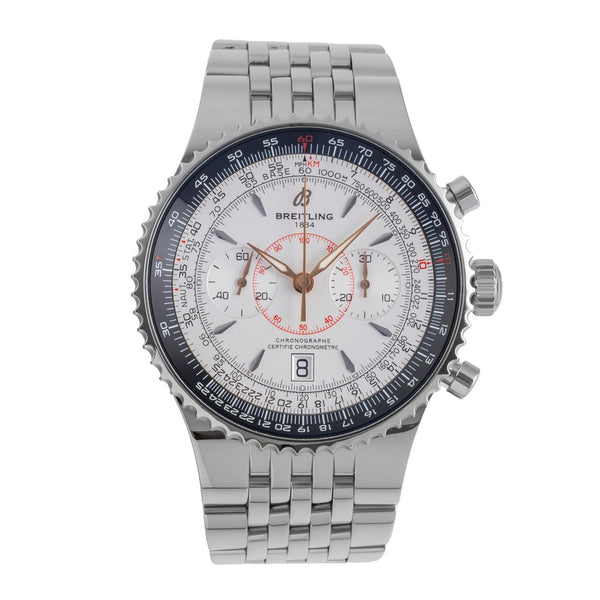 Breitling Montbrillant chronograph steel automatic men's watch A23340  [2600669]