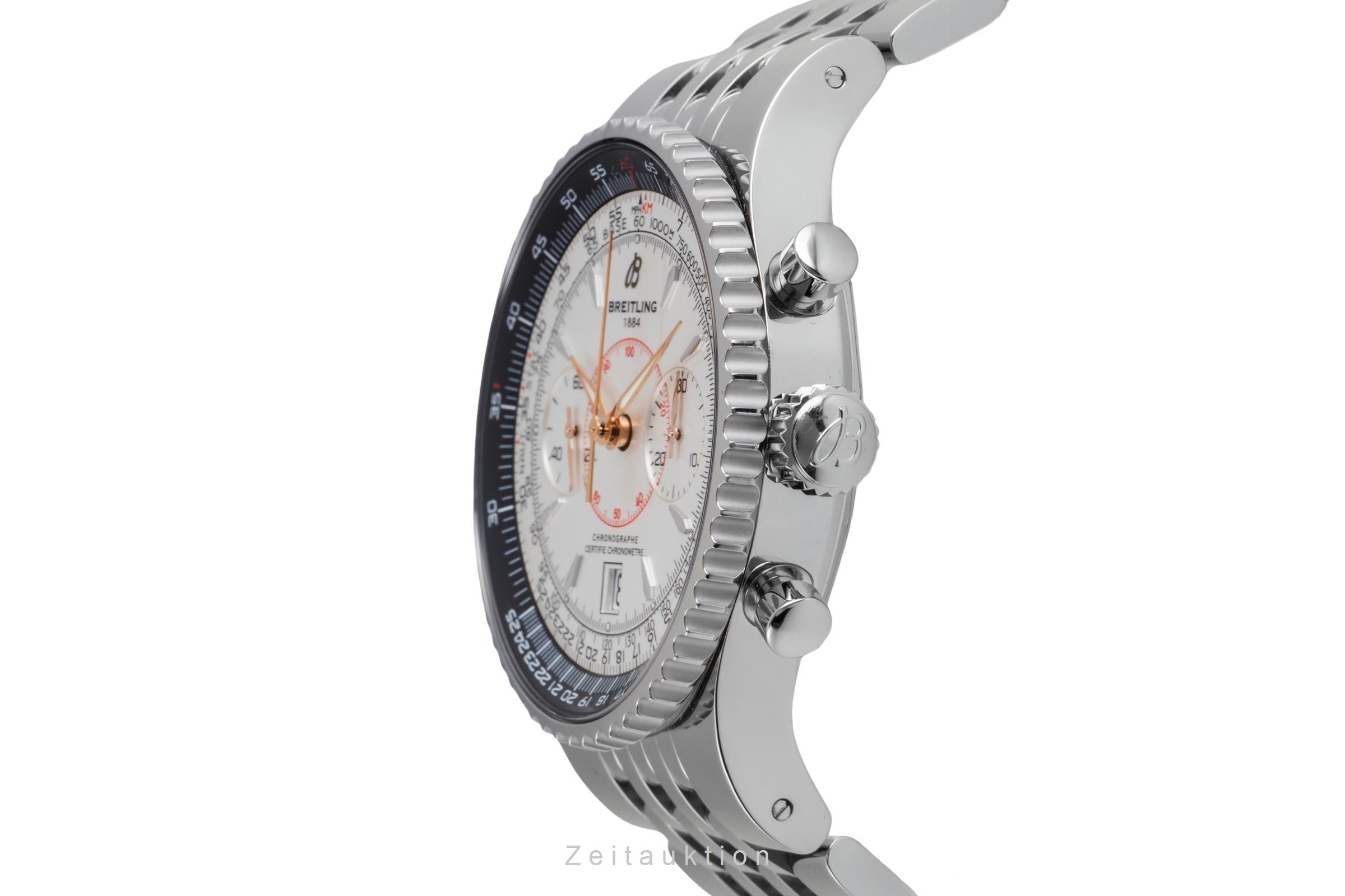 Breitling Montbrillant chronograph steel automatic men's watch A23340  [2600669]