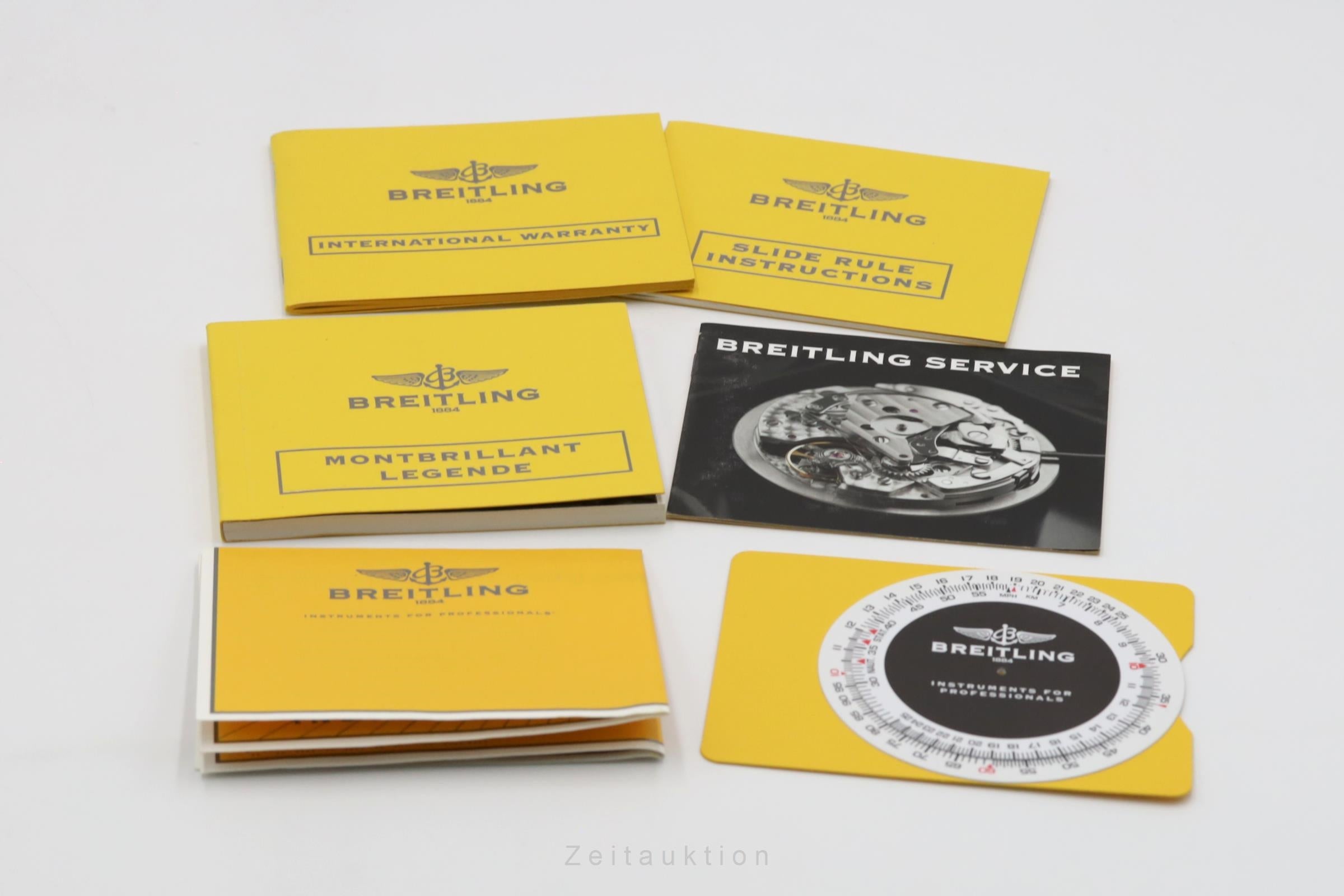 Breitling Montbrillant chronograph steel automatic men's watch A23340  [2600669]