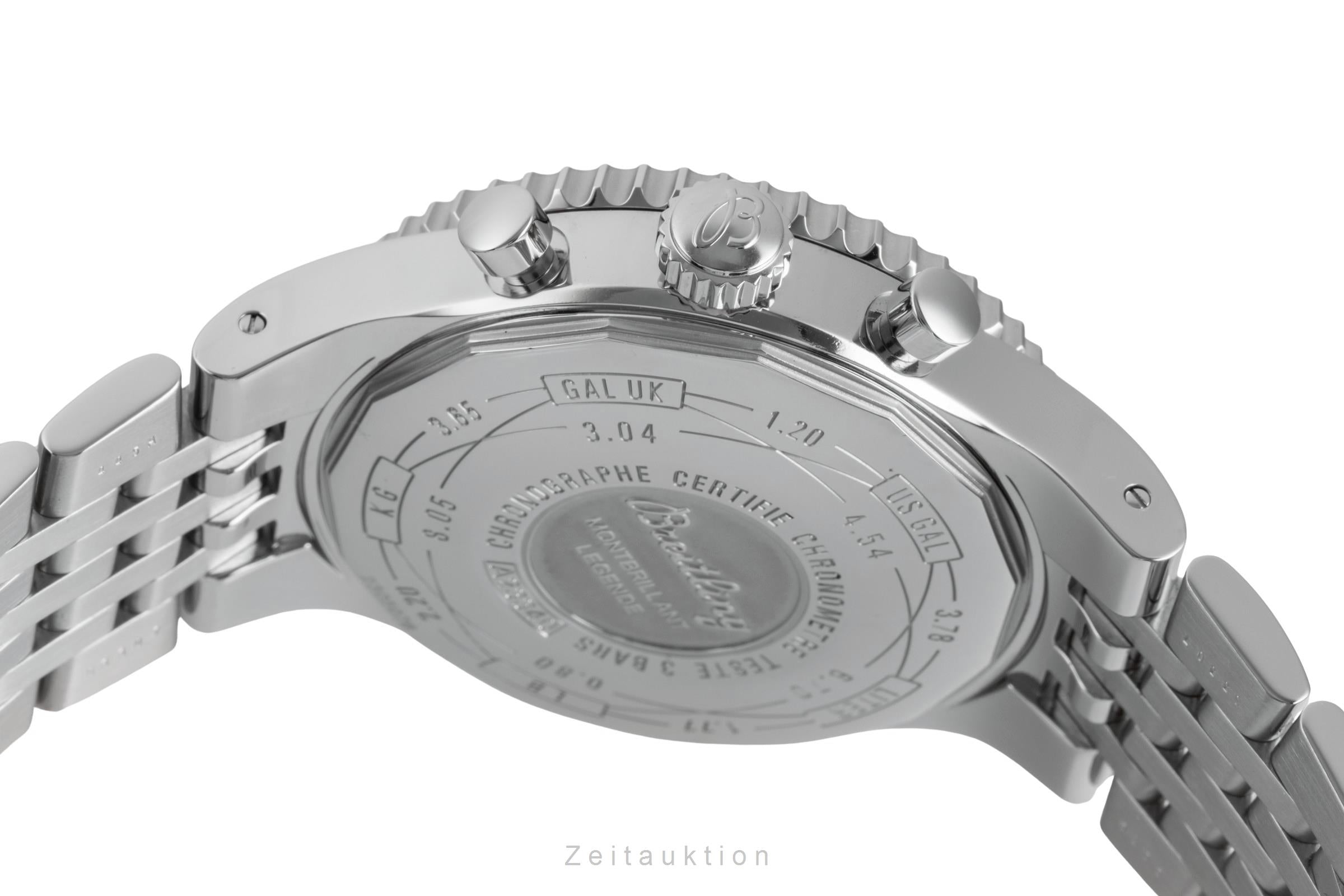 Breitling Montbrillant chronograph steel automatic men's watch A23340  [2600669]