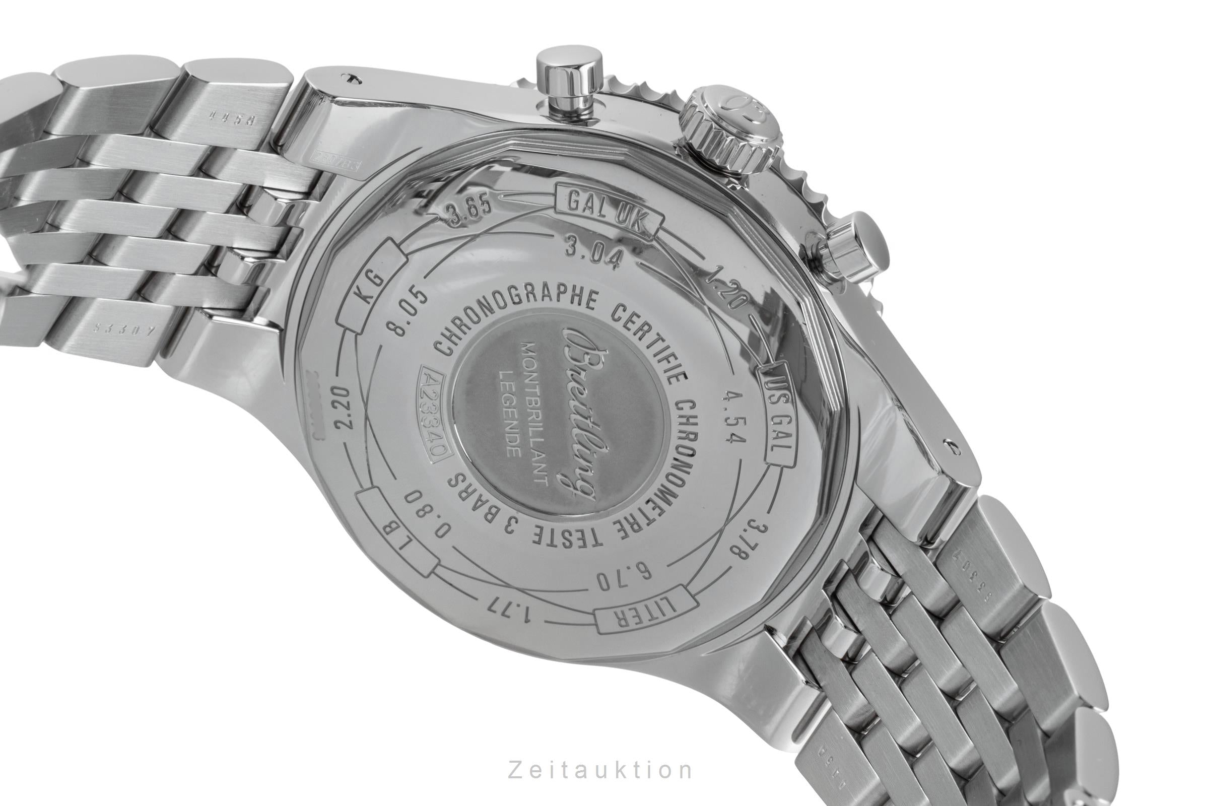 Breitling Montbrillant chronograph steel automatic men's watch A23340  [2600669]