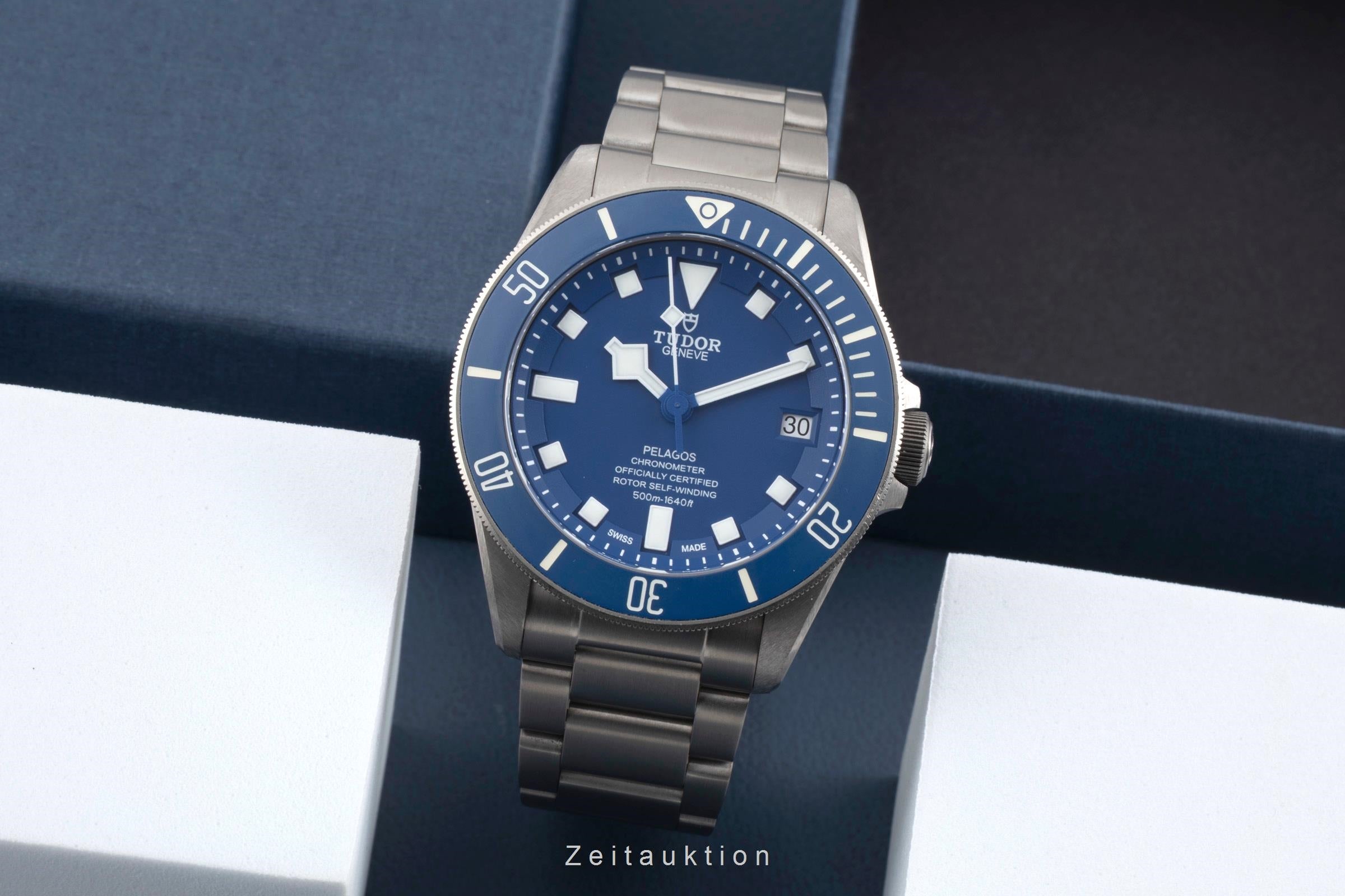 マリンブルー Tudor Pelagos titanium automatic Kal. MT 5612 Ref. 25600TB | 2600670