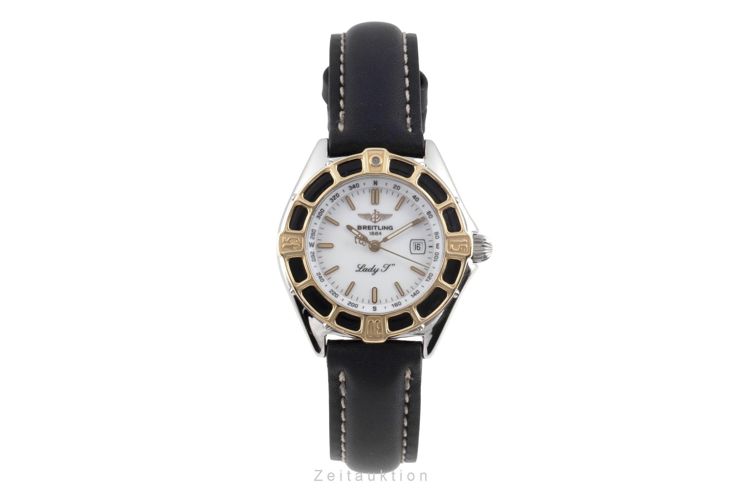 Breitling Lady J steel / gold quartz women's watch D52065  [2600671]