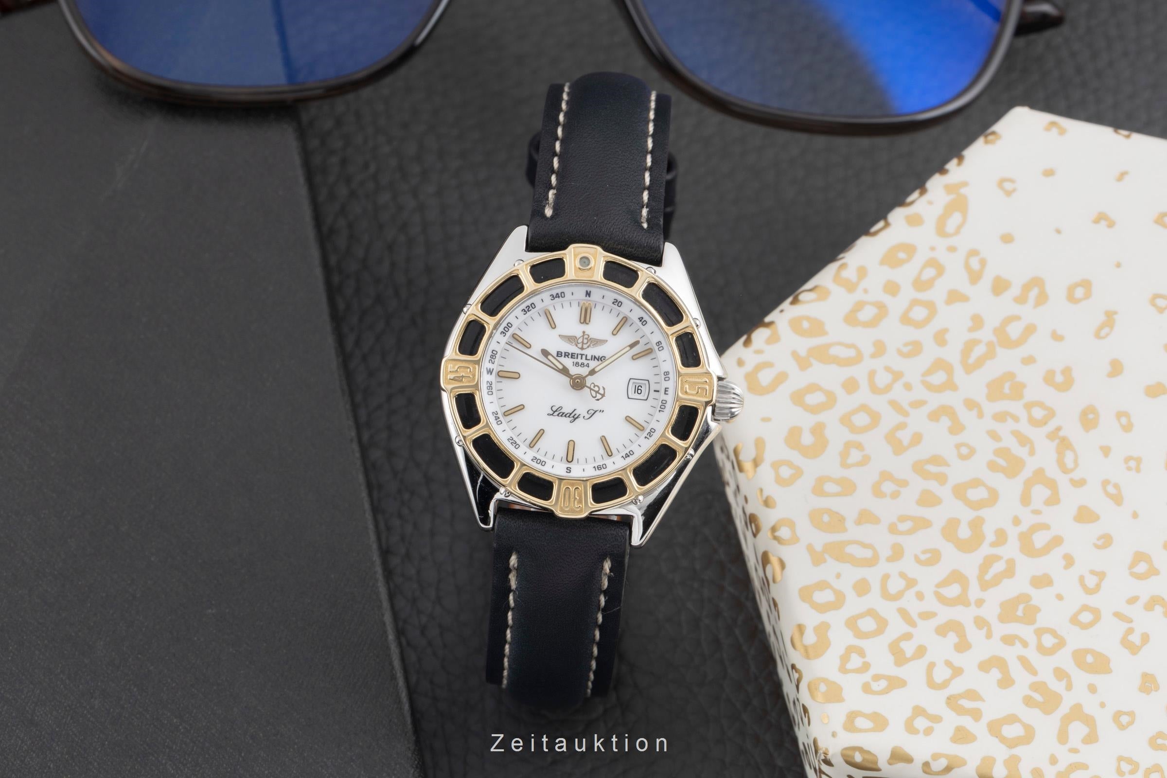 Breitling Lady J steel / gold quartz women's watch D52065  [2600671]