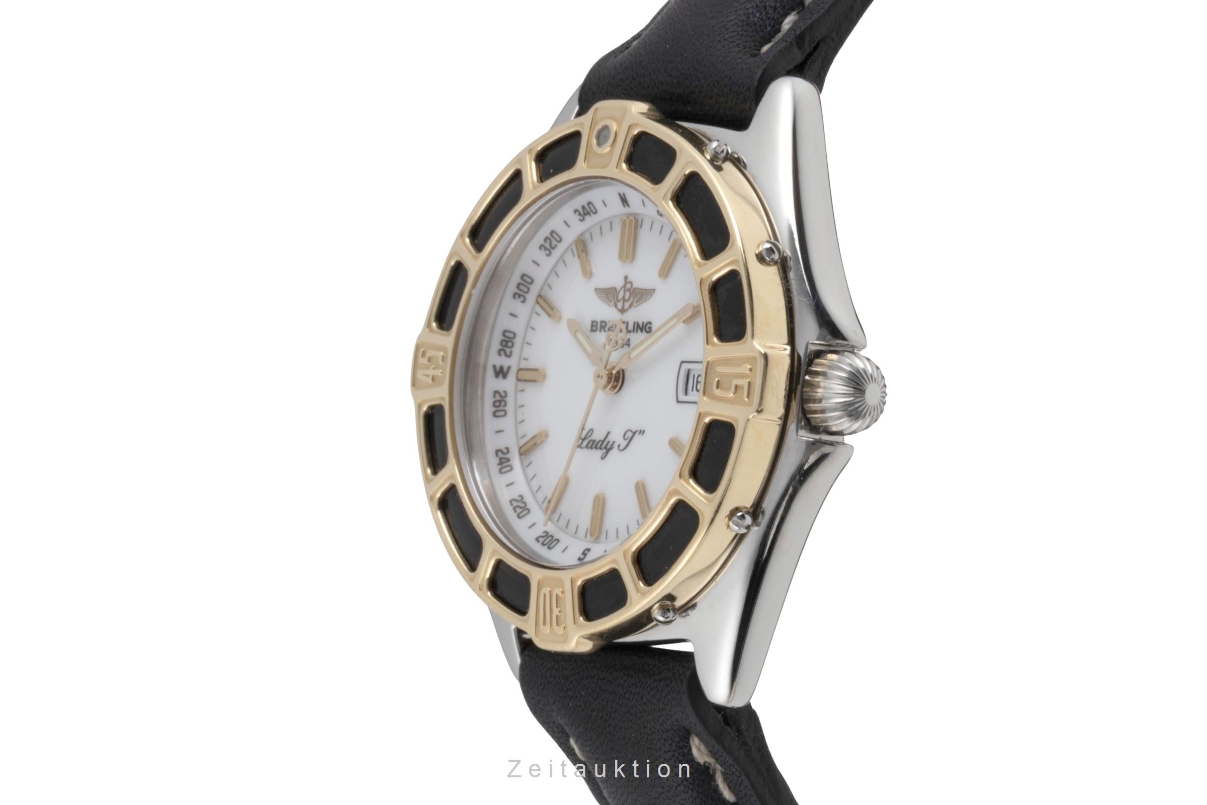 Breitling Lady J steel / gold quartz women's watch D52065  [2600671]