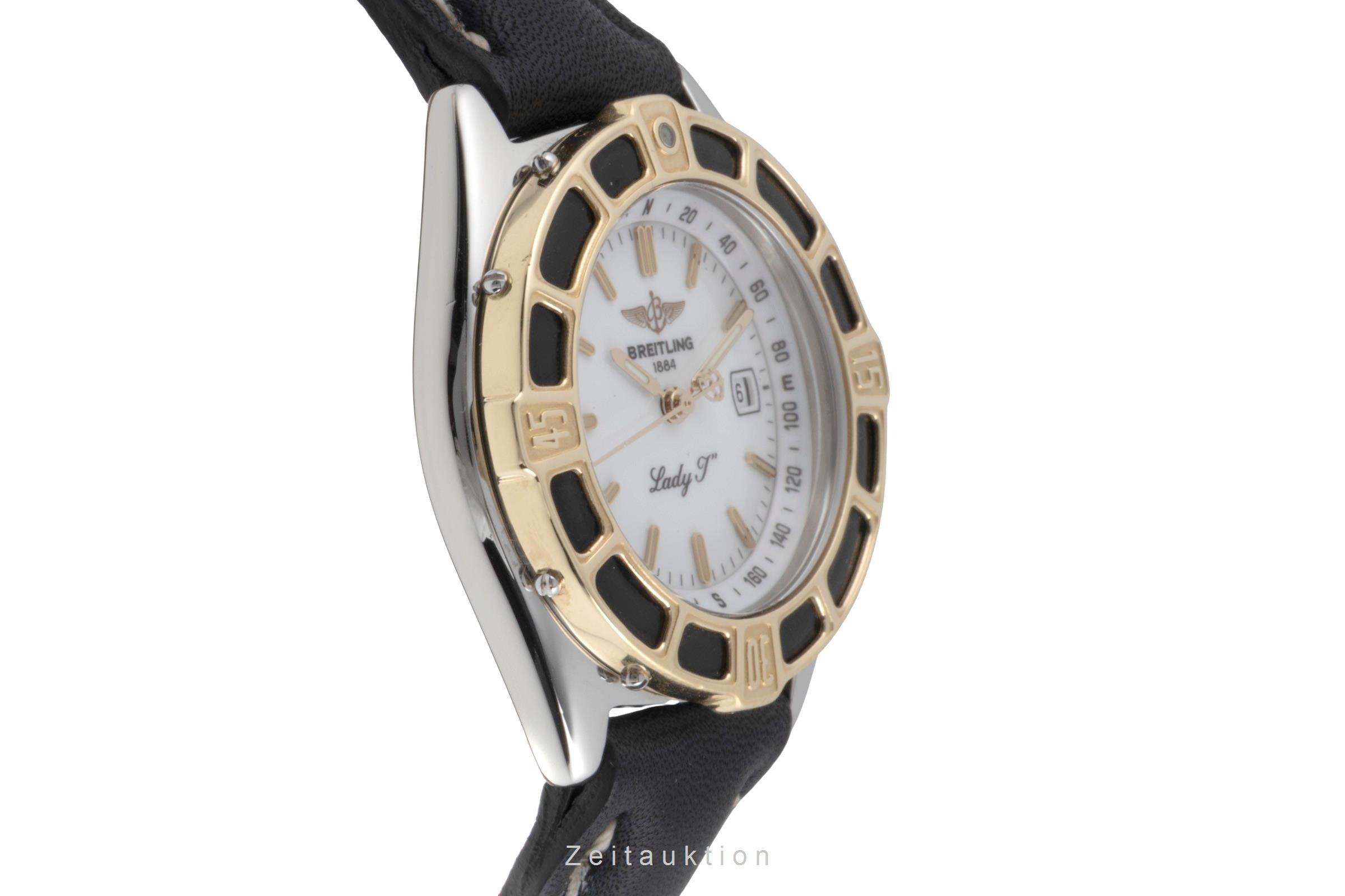 Breitling Lady J steel / gold quartz women's watch D52065  [2600671]