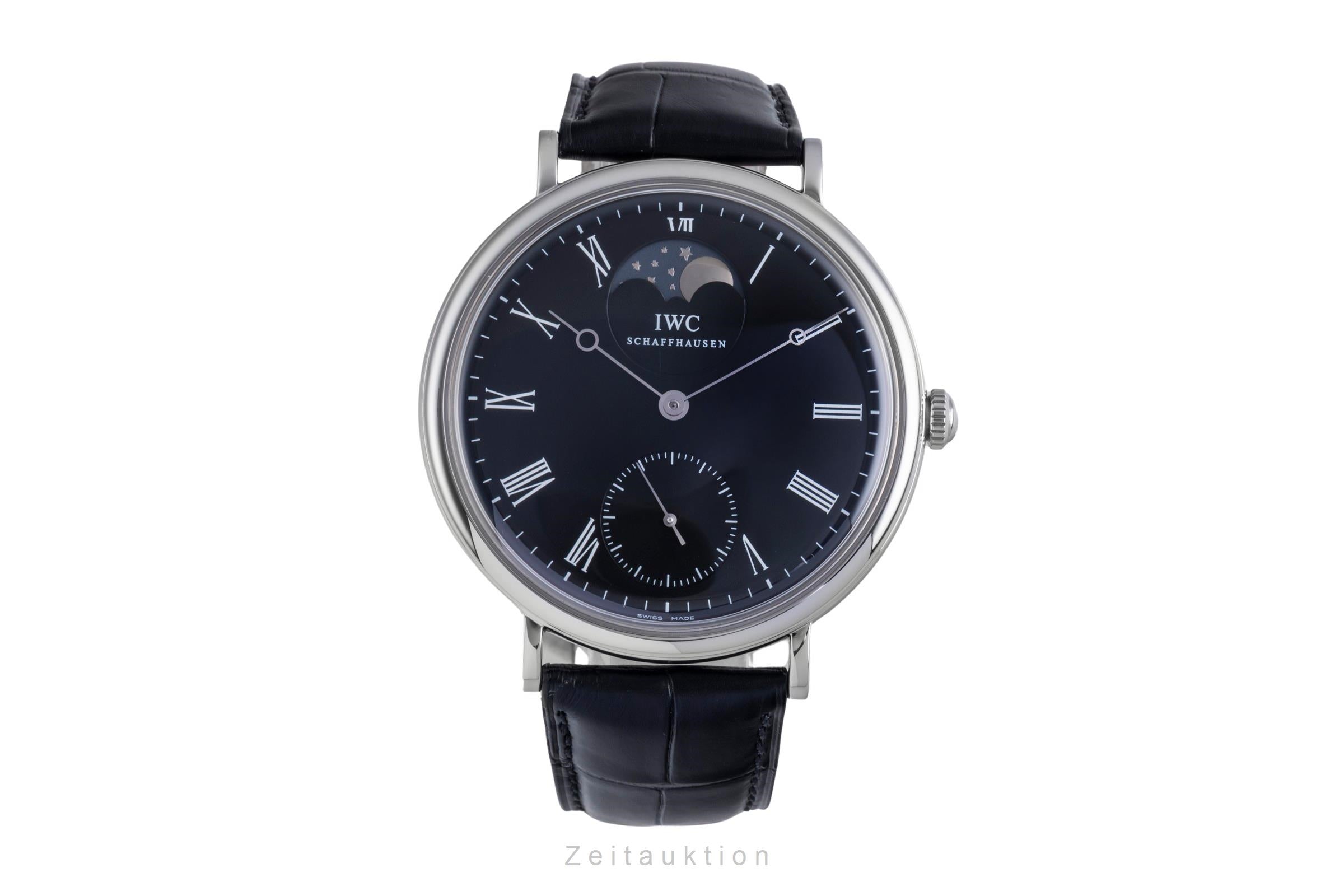 IWC Vintage Portofino Moonphase Handaufzug Stahl Herrenuhr Ref. IW544801 [2600672]
