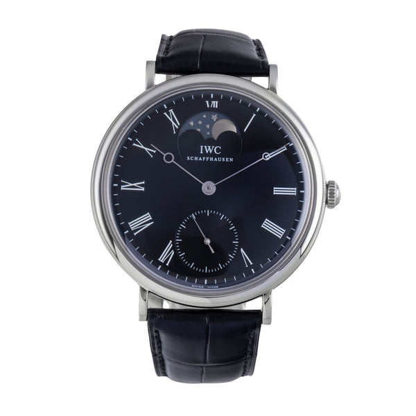 IWC Vintage Portofino Moonphase Handaufzug Stahl Herrenuhr Ref. IW544801 [2600672]