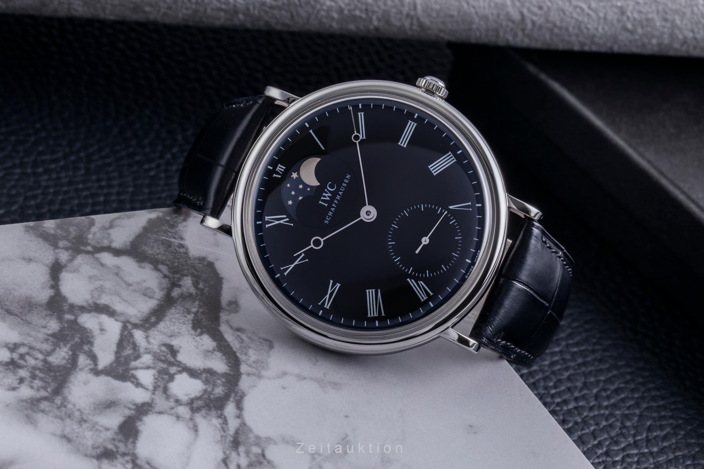 IWC Vintage Portofino Moonphase Handaufzug Stahl Herrenuhr Ref. IW544801 [2600672]