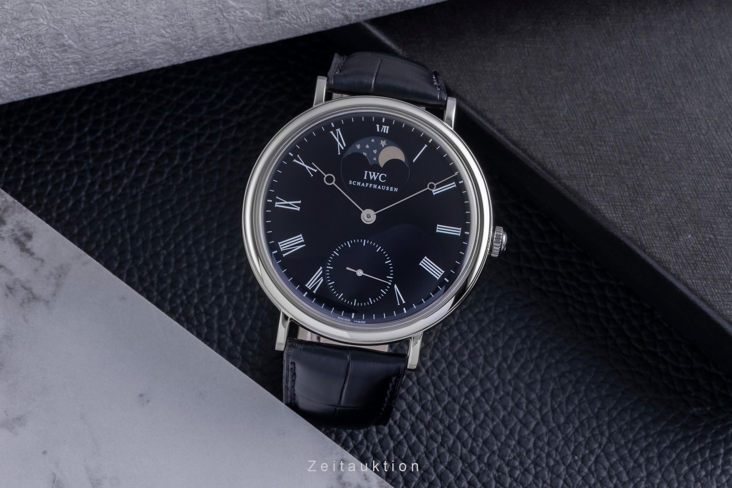 IWC Vintage Portofino Moonphase Handaufzug Stahl Herrenuhr Ref. IW544801 [2600672]