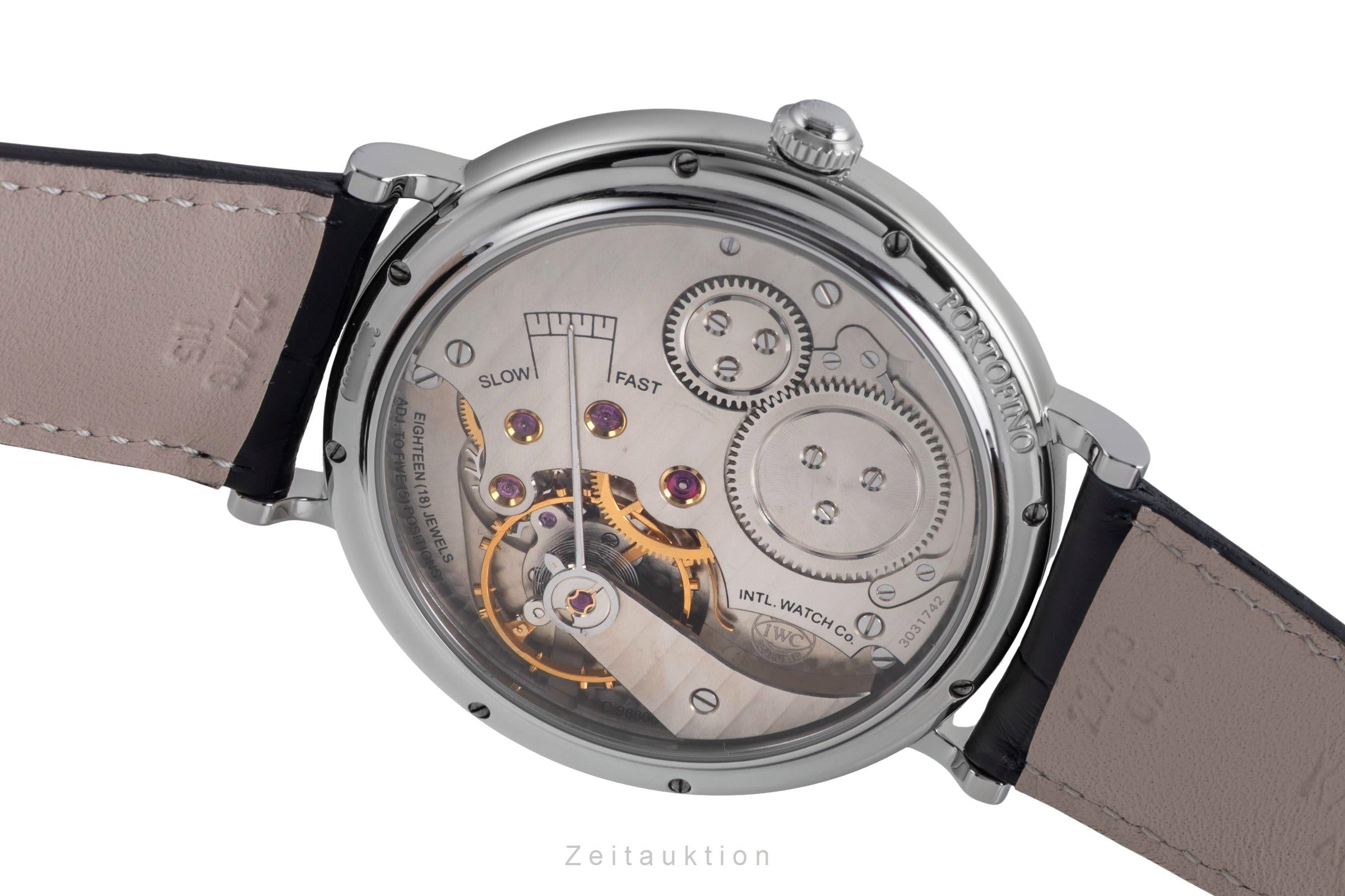 IWC Vintage Portofino Moonphase Handaufzug Stahl Herrenuhr Ref. IW544801 [2600672]