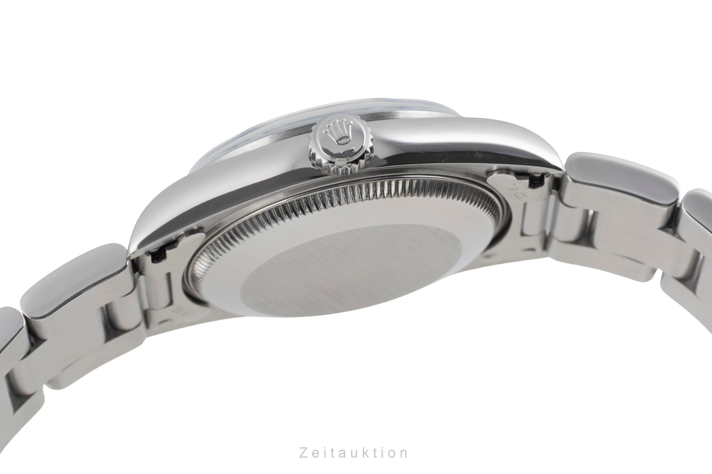 Rolex Oyster Perpetual 31 Blue Dial Edelstahl Automatik Damenuhr Ref. 77080 [2600674]