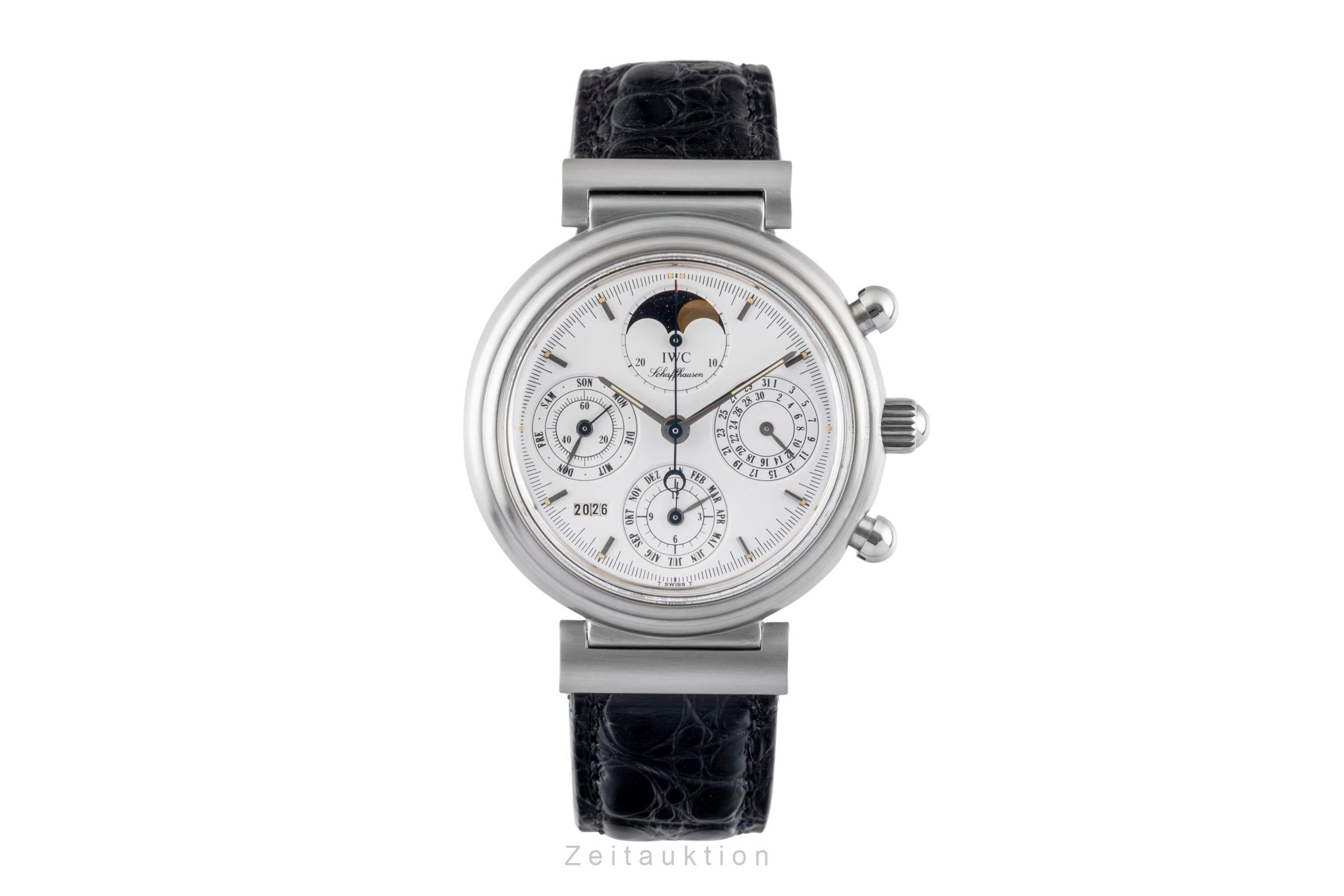 IWC Da Vinci cronógrafo acero automático reloj para caballeros IW375011  [2600675]